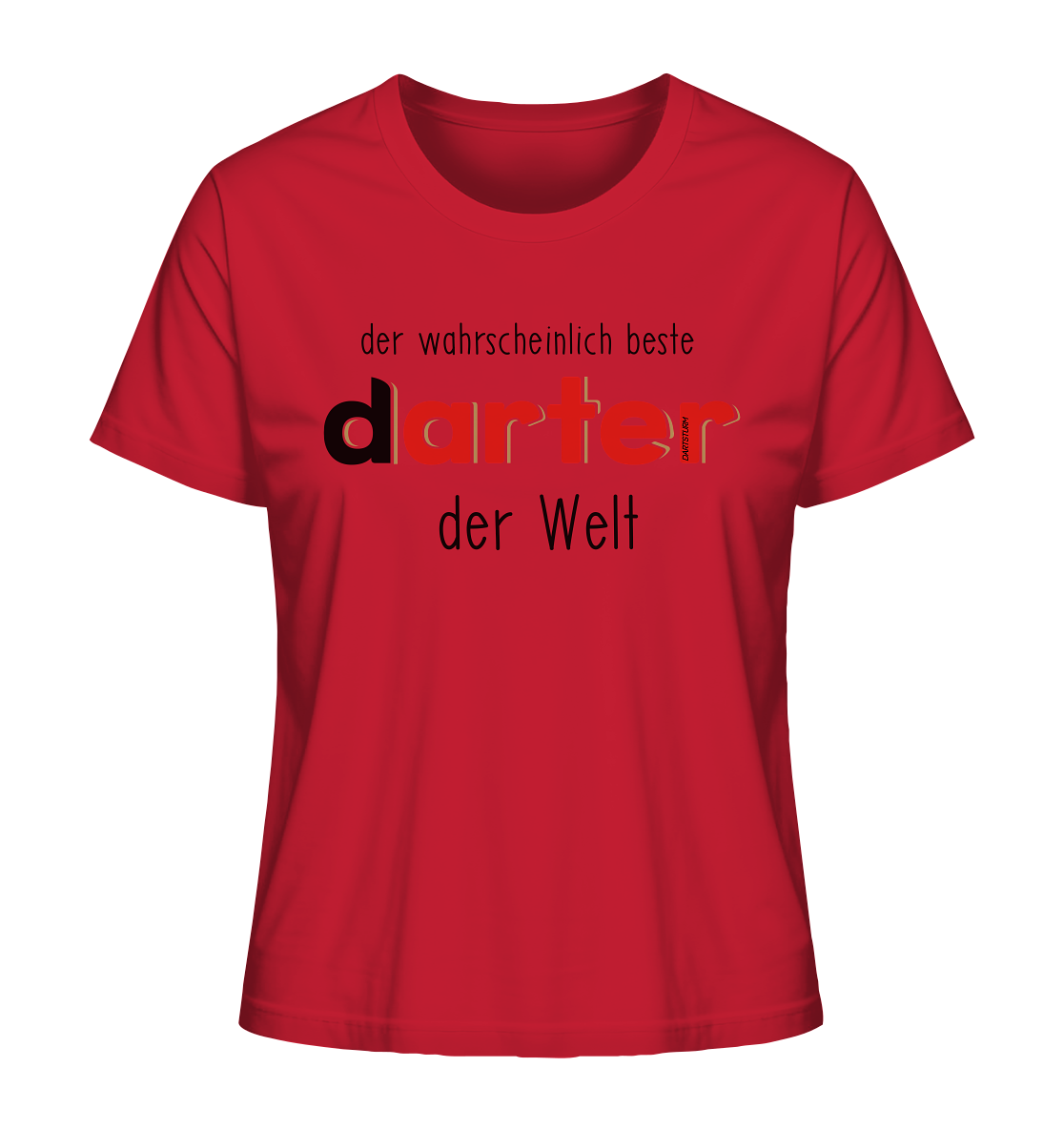 DartSturm - Der wahrscheinlich beste darter der Welt Schwarz - Ladies Organic Shirt DartSturm - Der wahrscheinlich beste darter der Welt Schwarz - Ladies Organic Shirt