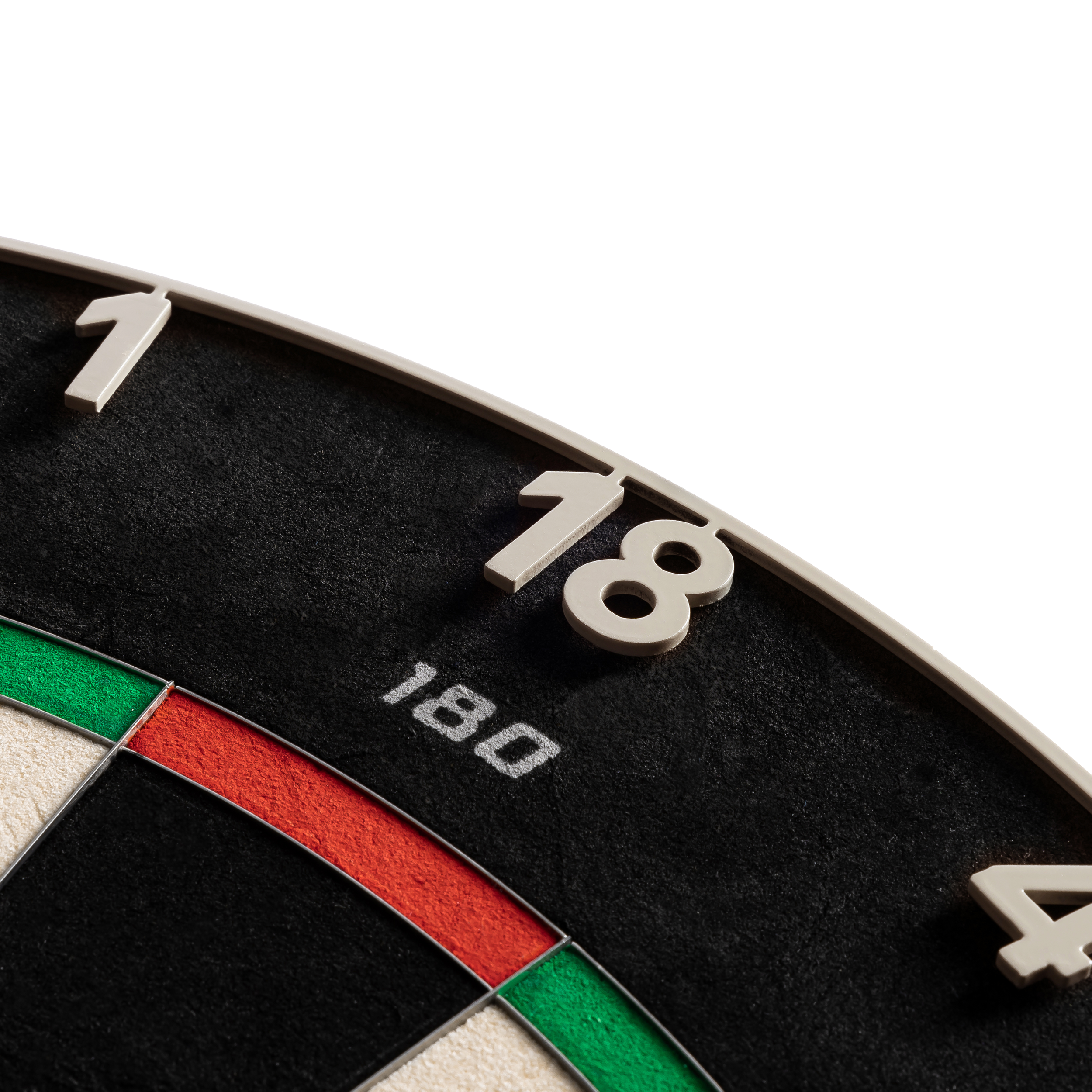 Precise180 - Endorphine Dartboard mit Lasercut Zahlenring