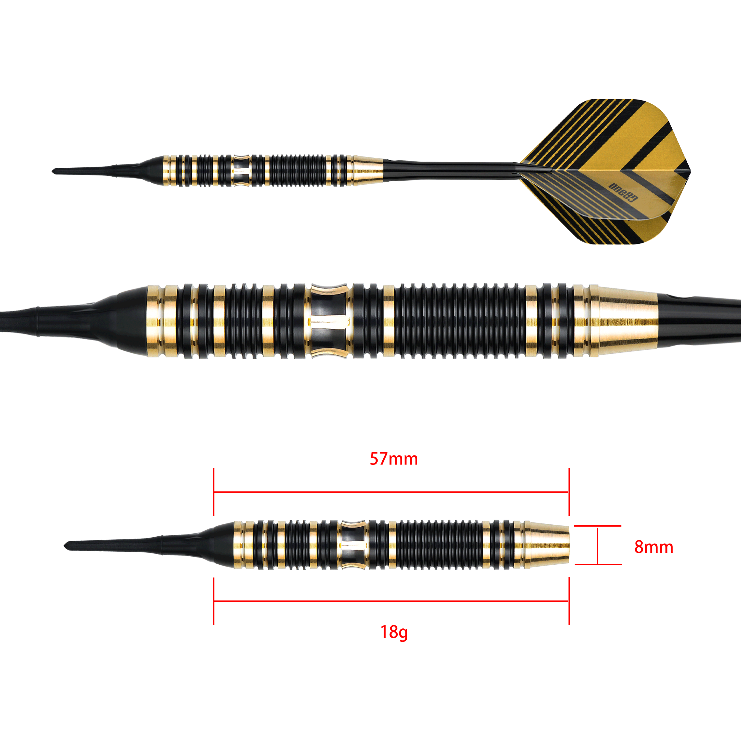 One80 - Mobilizer 02 Brass - Softdart