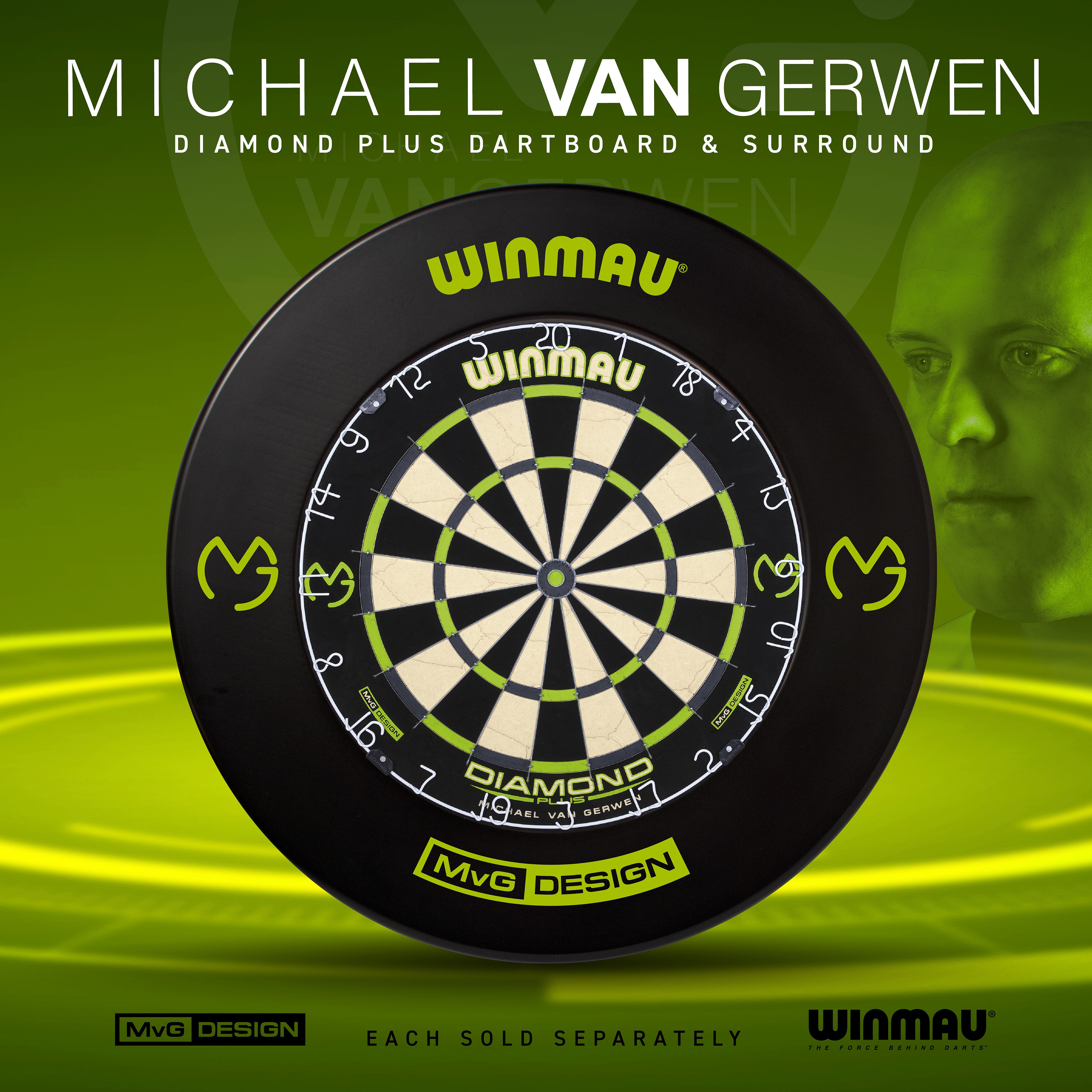 Winmau-MvG-Diamond-Plus-Dartboard-Banner Winmau - MvG Diamond Plus Dartboard