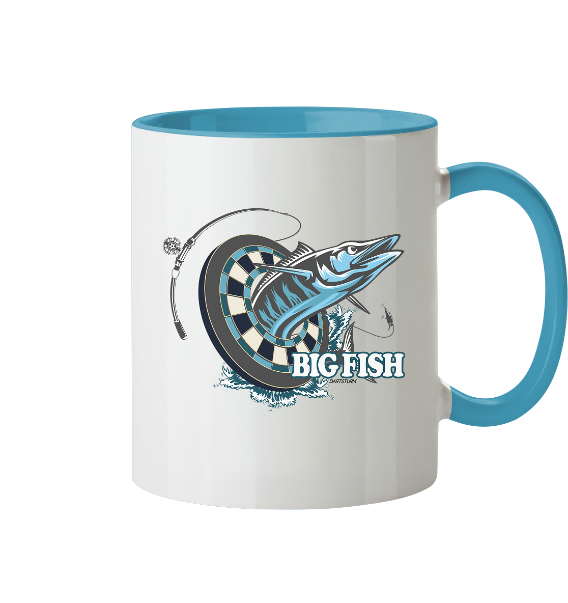 DartSturm - Big Fish - Tasse zweifarbig