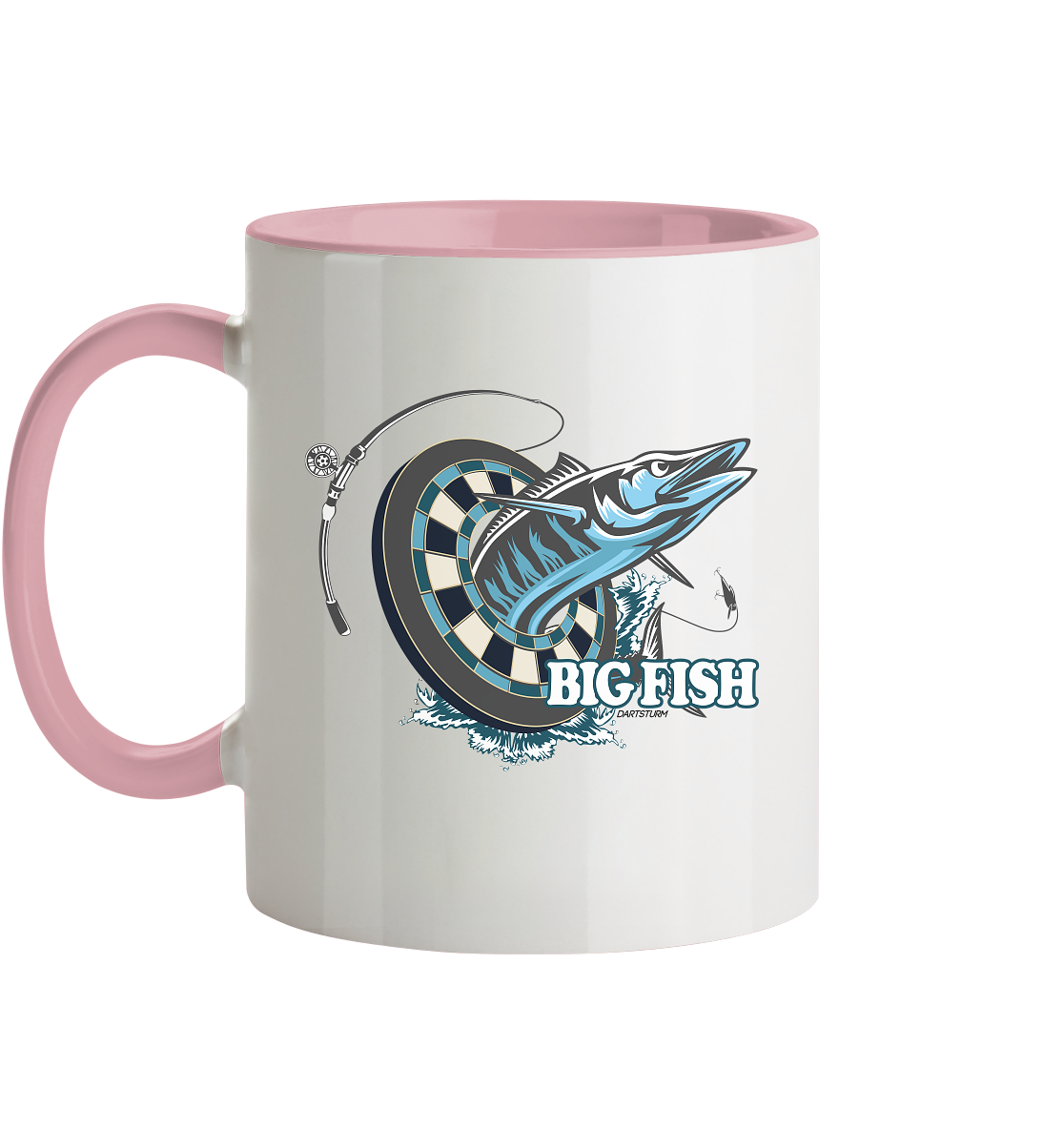 DartSturm - Big Fish - Tasse zweifarbig