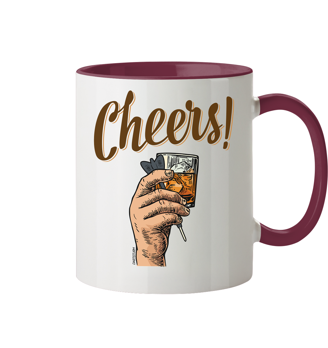 DartSturm - Cheers - Tasse zweifarbig DartSturm - Cheers - Tasse zweifarbig