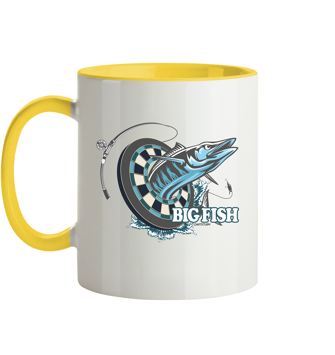 DartSturm - Big Fish - Tasse zweifarbig