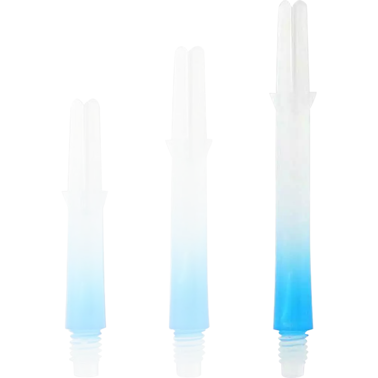 L-Style - L-Shaft Lock Straight TwoTone - Weiß Klar Blau L-Style - L-Shaft Lock Straight TwoTone - Weiß Klar Blau