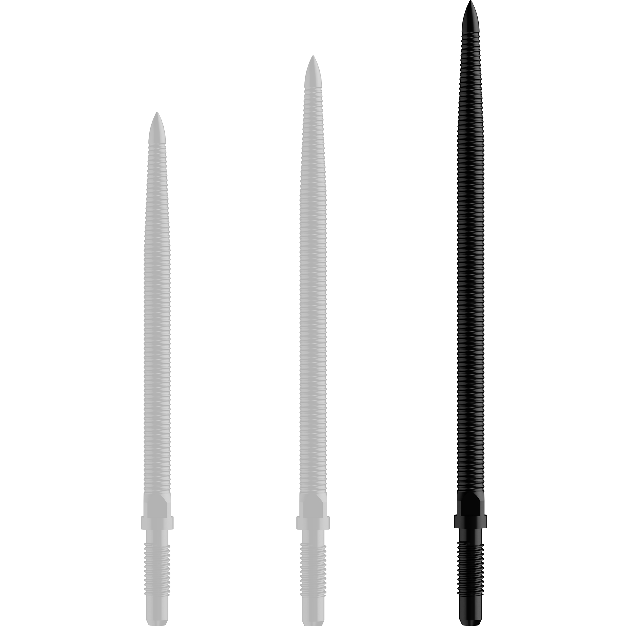 Bull's - Convertible Point Micro Grip - Schwarz