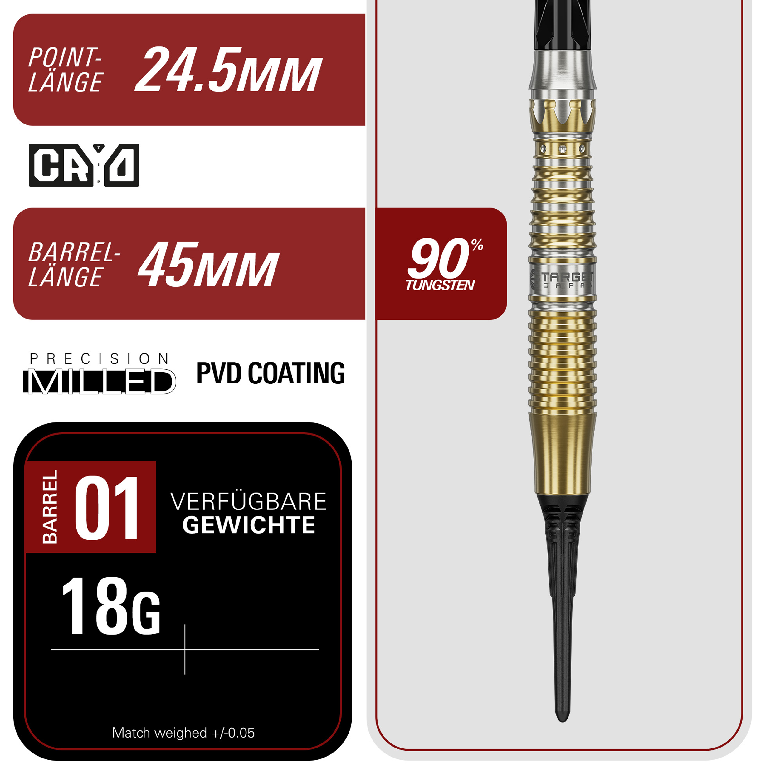 Target Japan - Black Marque Enzo - Softdart Target Japan - Black Marque Enzo - Softdart