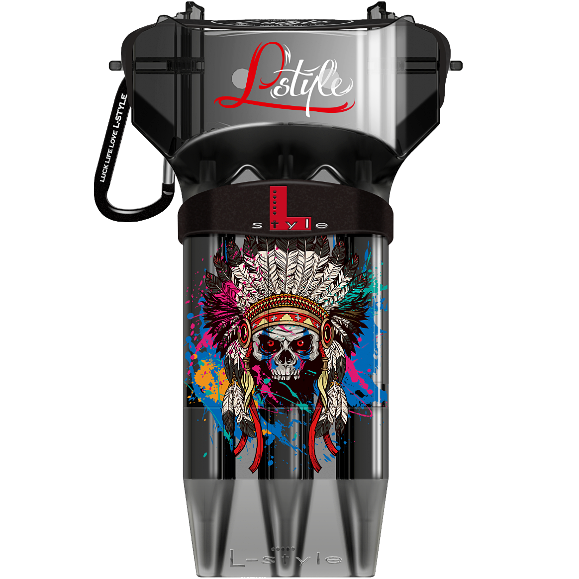 L-Style-Krystal-One-Case-Chief-Skull-Schwarz L-Style - Krystal One Case - Chief Skull