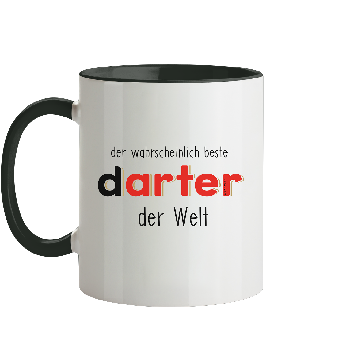 DartSturm - Der wahrscheinlich beste darter der Welt Schwarz - Tasse zweifarbig DartSturm - Der wahrscheinlich beste darter der Welt Schwarz - Tasse zweifarbig