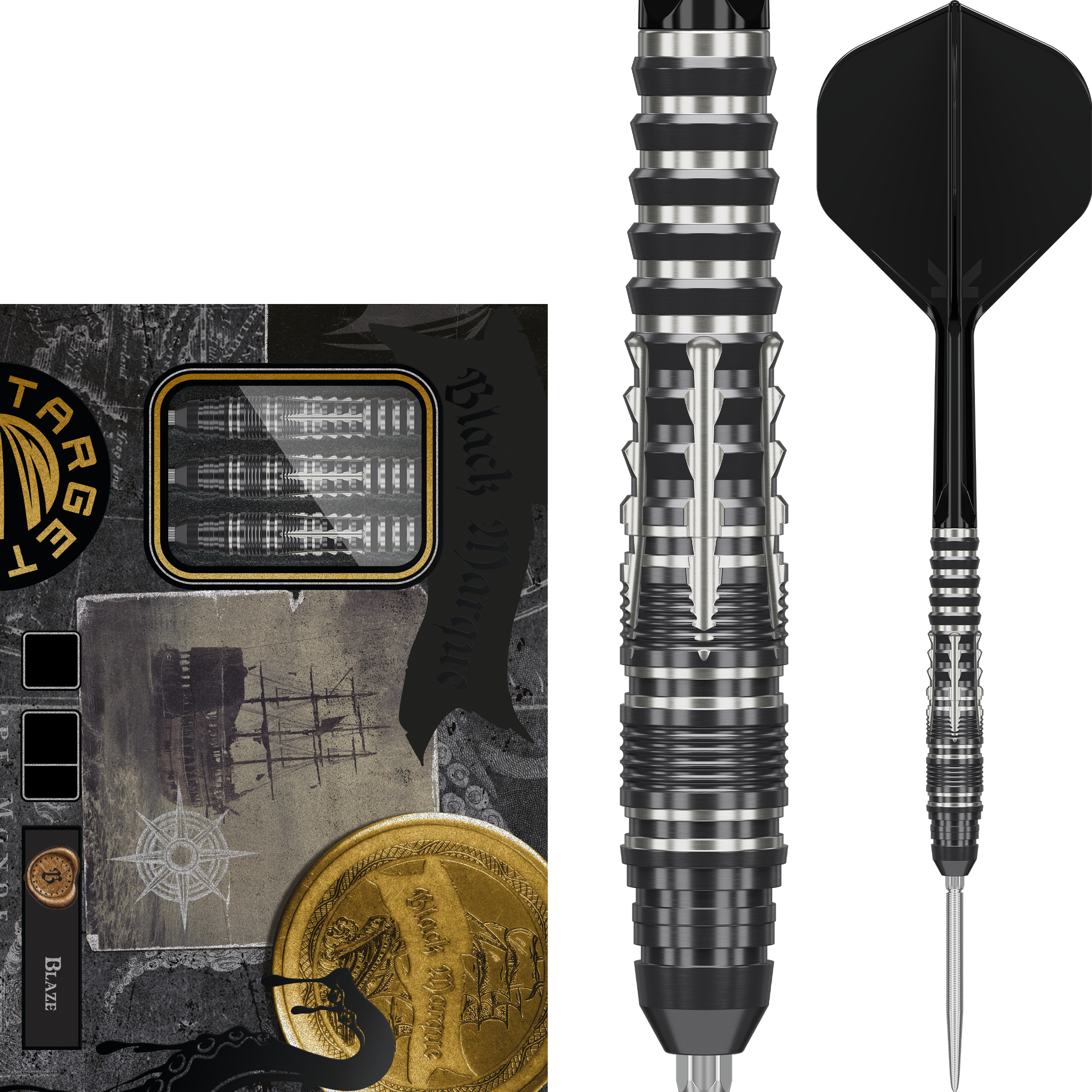 Target Japan - Swiss Point - Black Marque Blaze - Steeldart