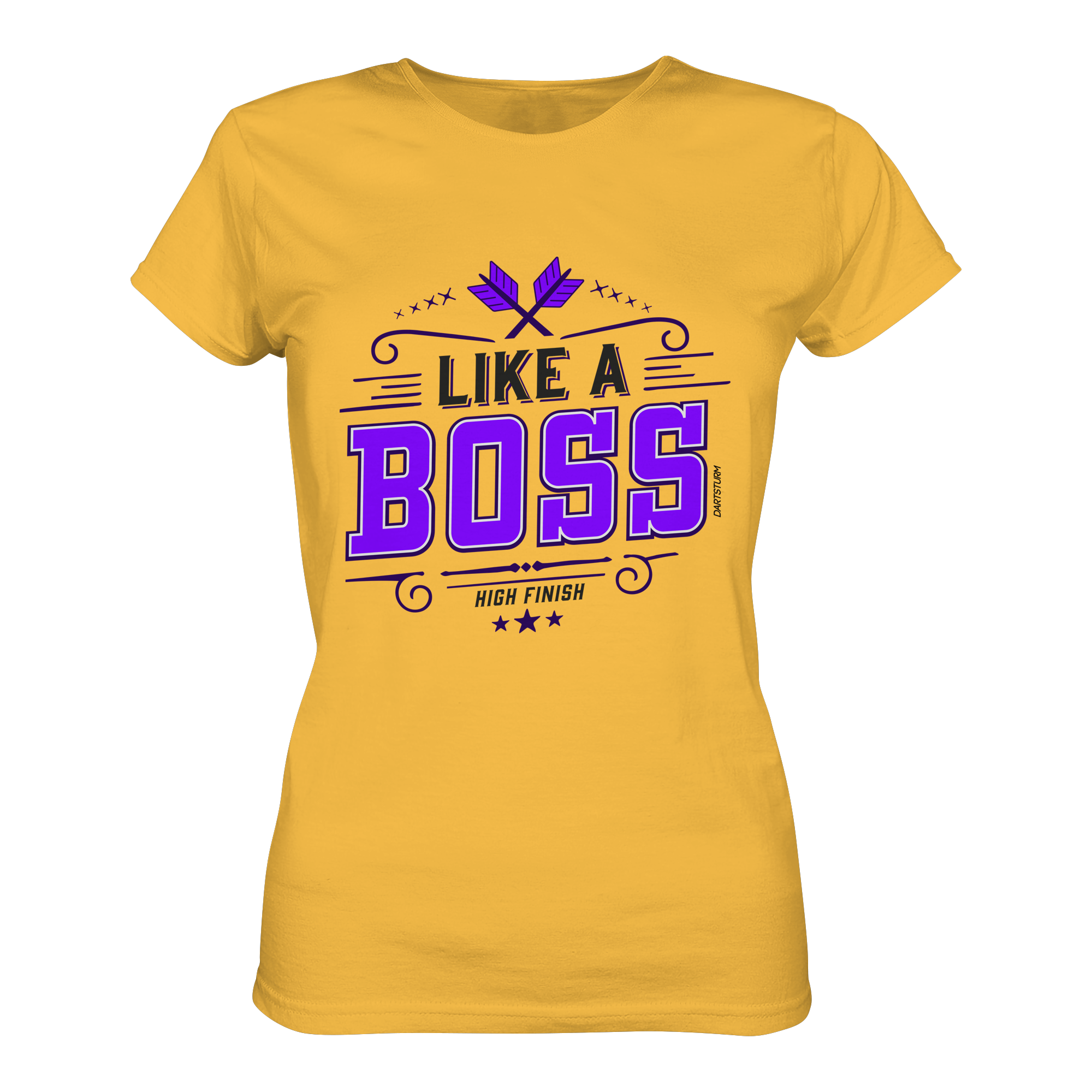 DartSturm - Like a Boss Purple - Ladies Premium Shirt DartSturm - Like a Boss Purple - Ladies Premium Shirt
