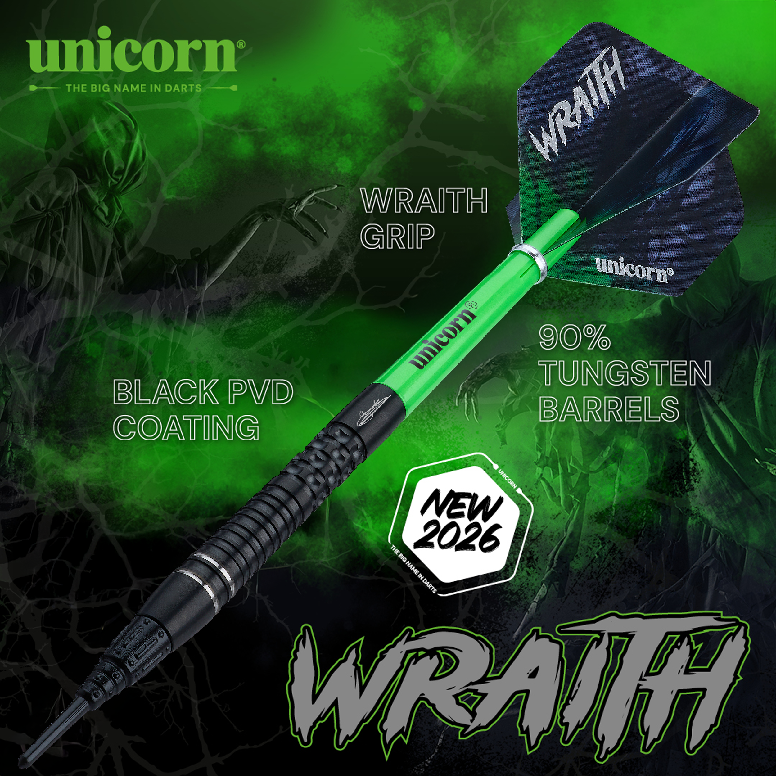 Unicorn - Gary Anderson Phase 6 Wraith - Softdart Unicorn - Gary Anderson Phase 6 Wraith - Softdart