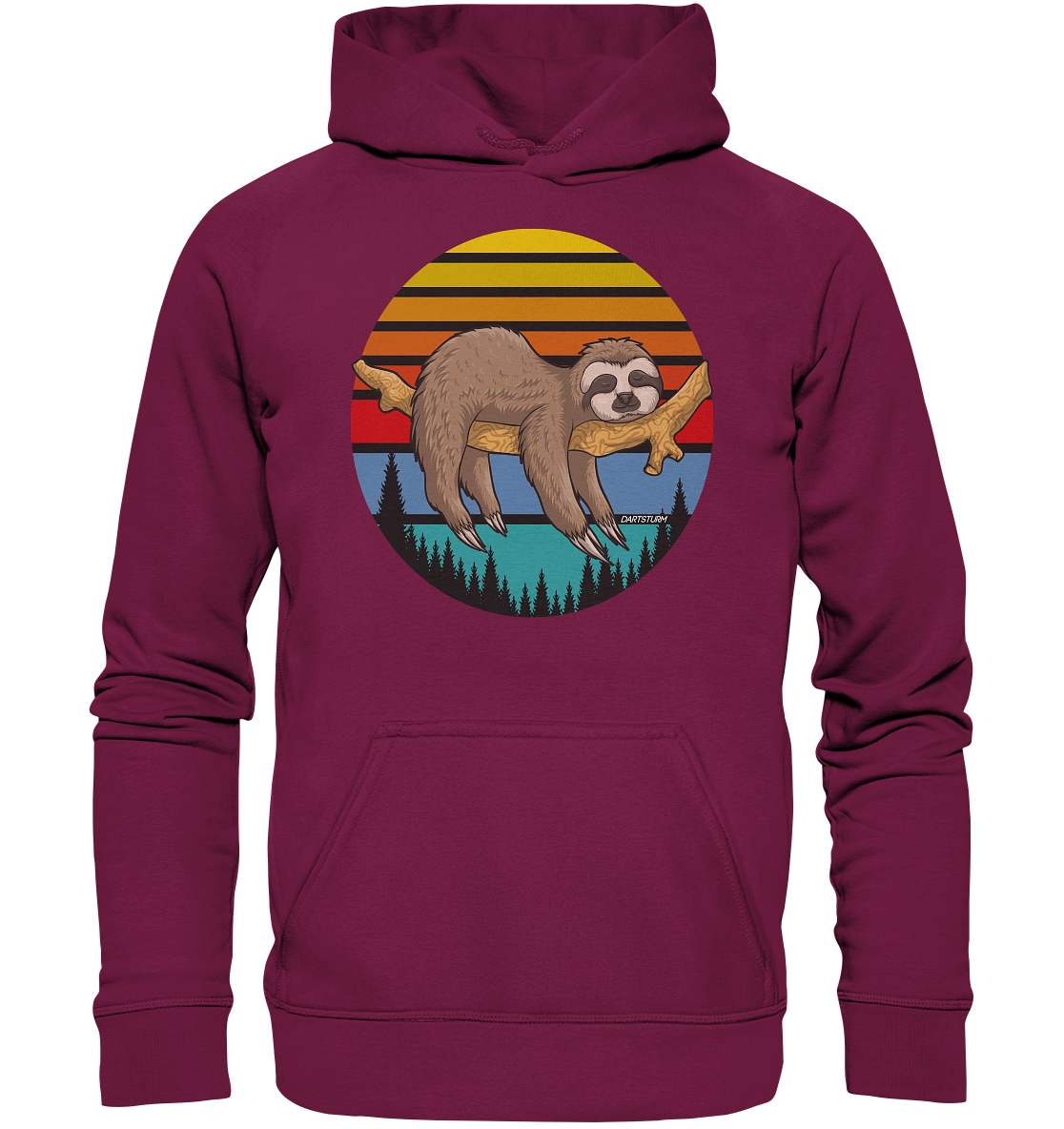 DartSturm - Lazy Sloth - Basic Unisex Hoodie