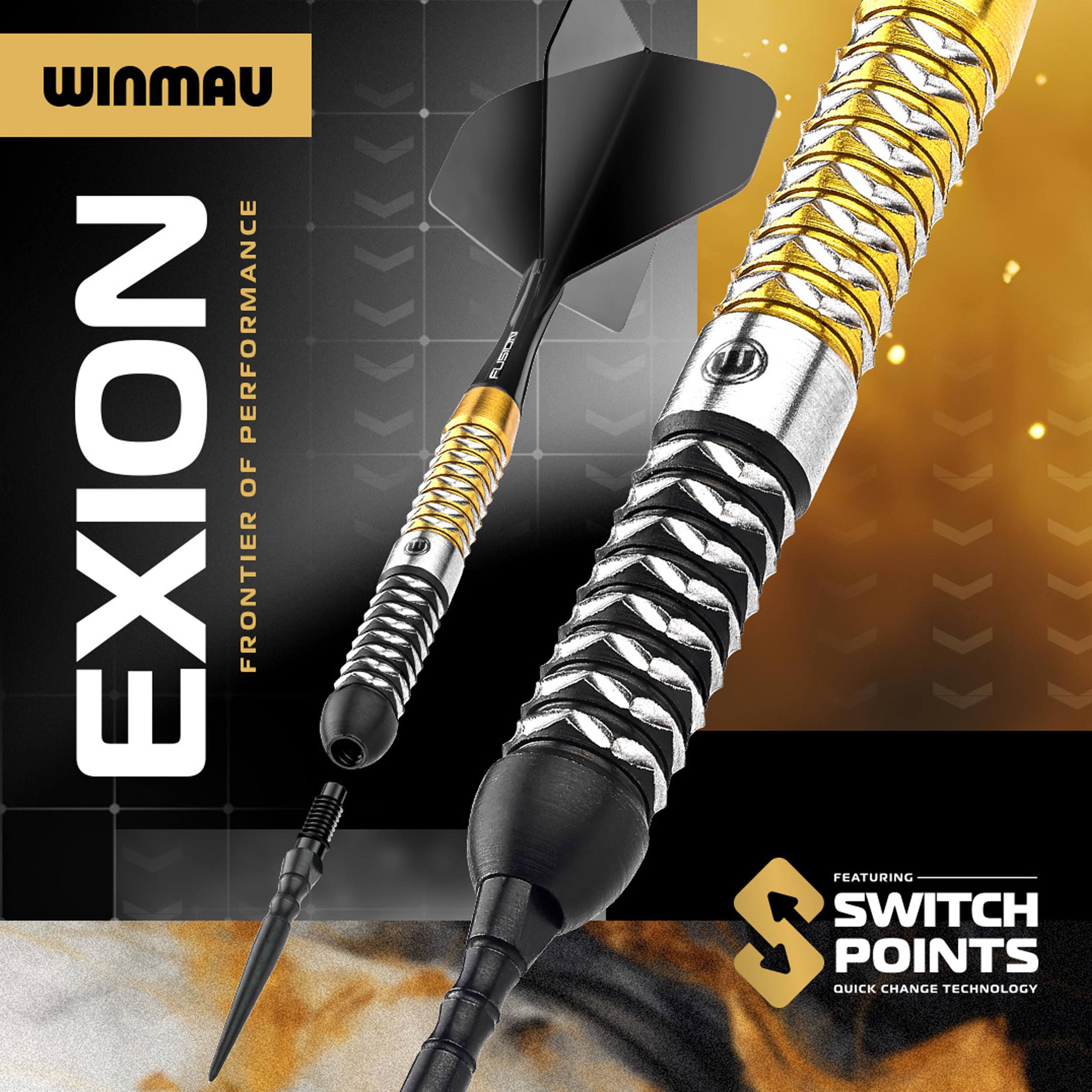 Winmau - Switch Point - Exion Parallel - Steeldart Winmau - Switch Point - Exion Parallel - Steeldart