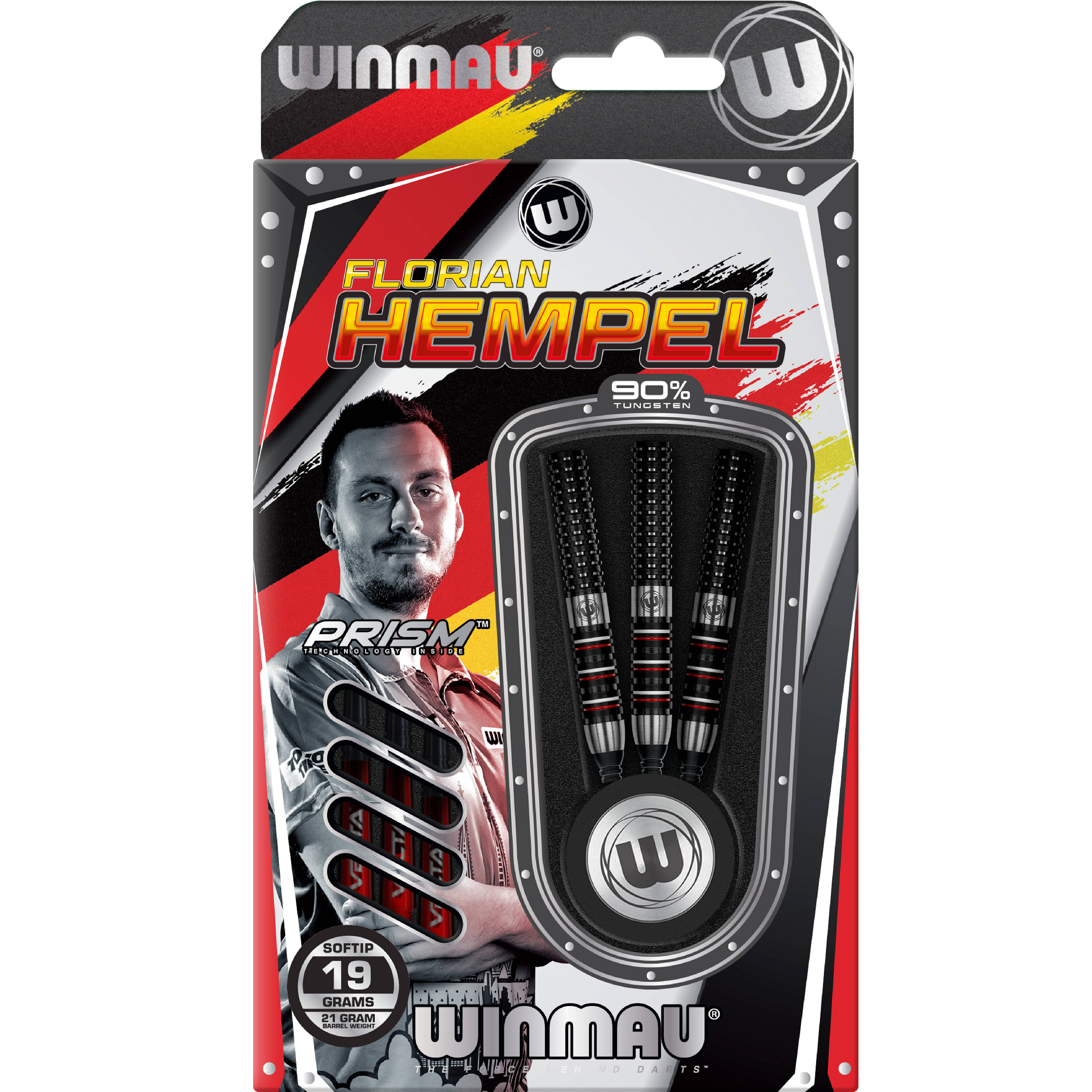 Winmau-Florian-Hempel-Softdart-Verpackung Winmau - Florian Hempel - Softdart