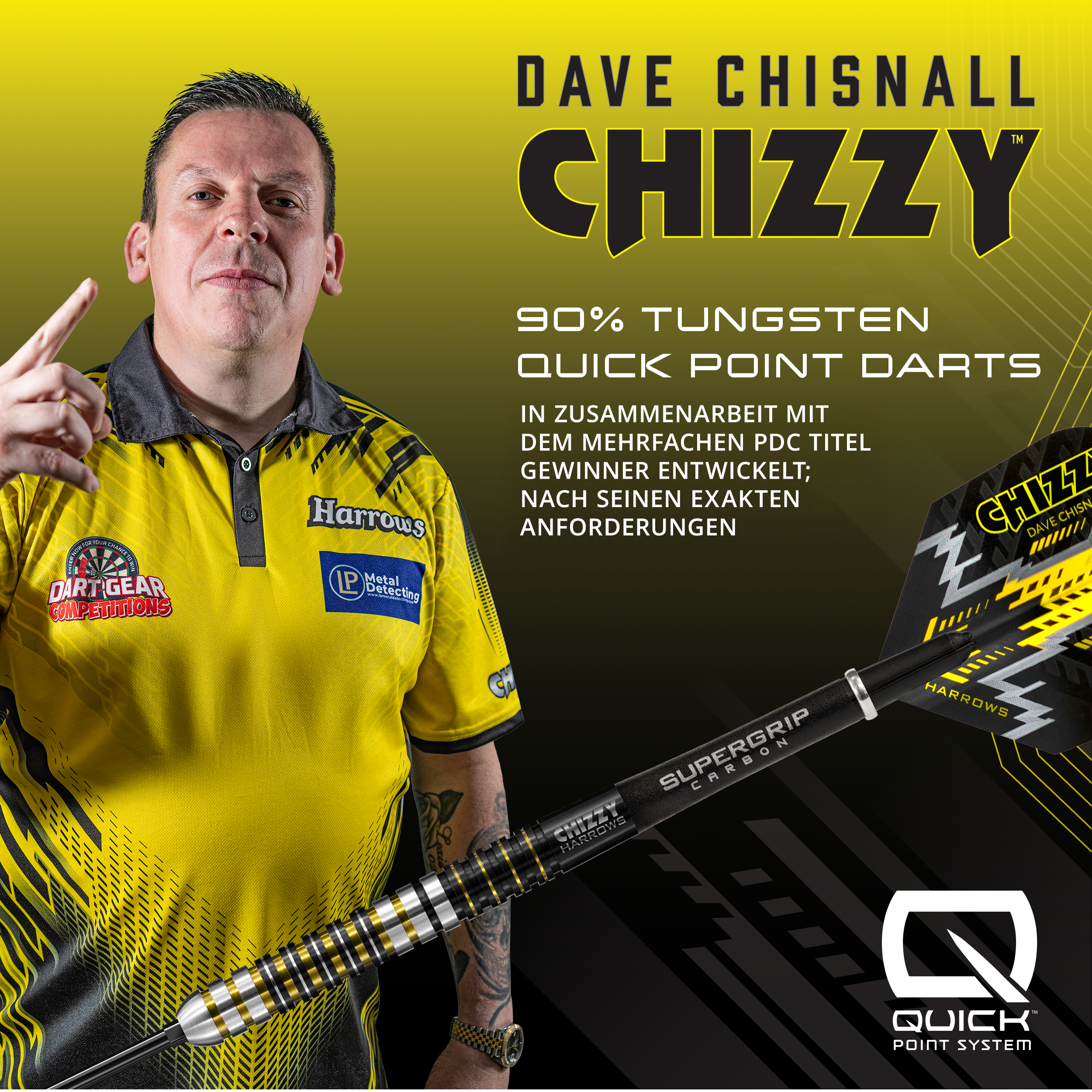 Harrows - Quick Point - Dave Chisnall - Steeldart