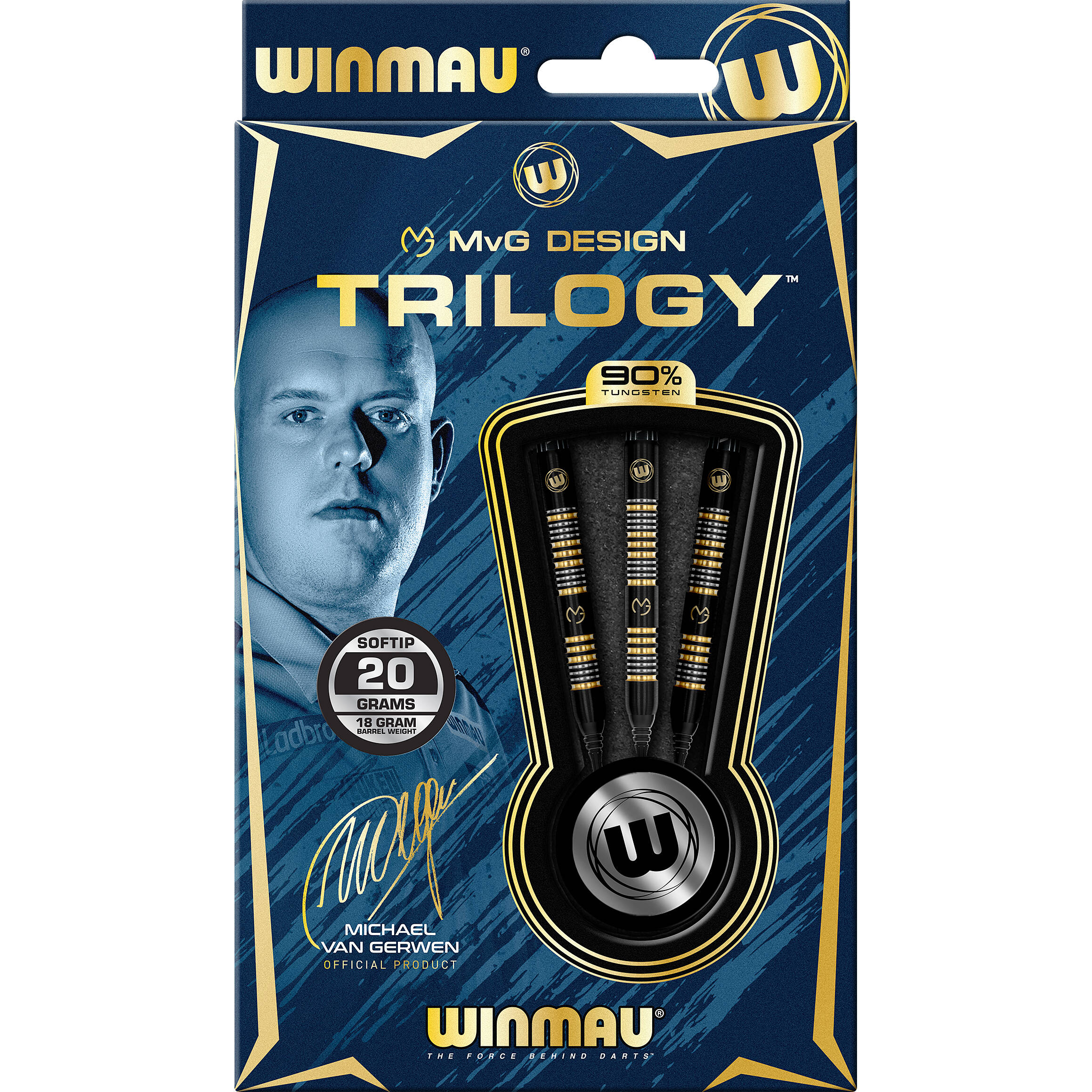 Winmau-Michael-van-Gerwen-Trilogy-Softdart-Verpackung Winmau - Michael van Gerwen Trilogy - Softdart