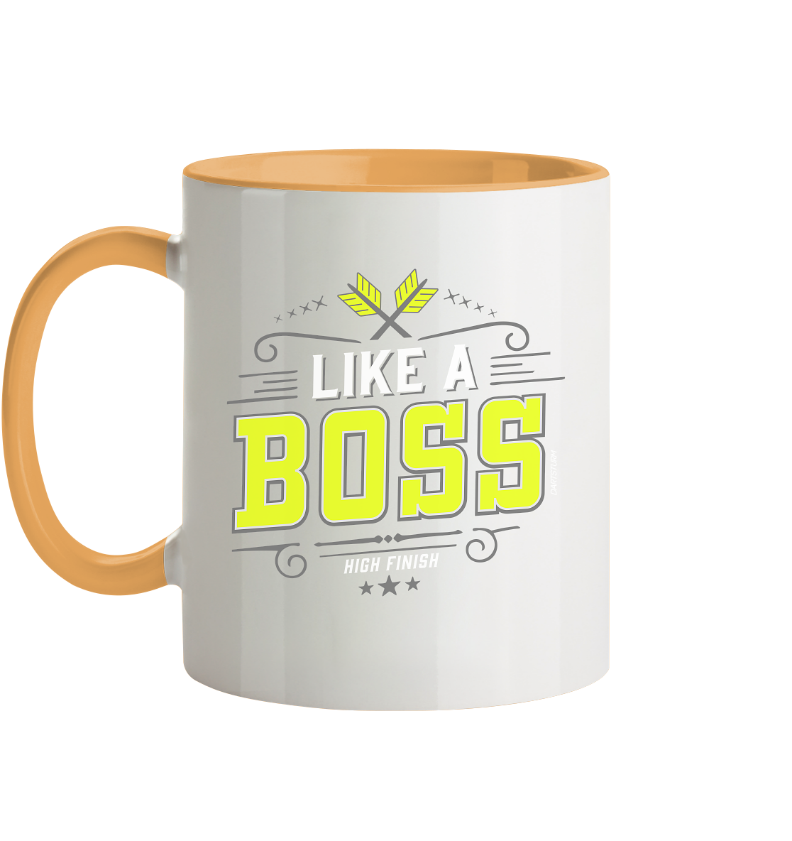 DartSturm - Like a Boss Yellow - Tasse zweifarbig