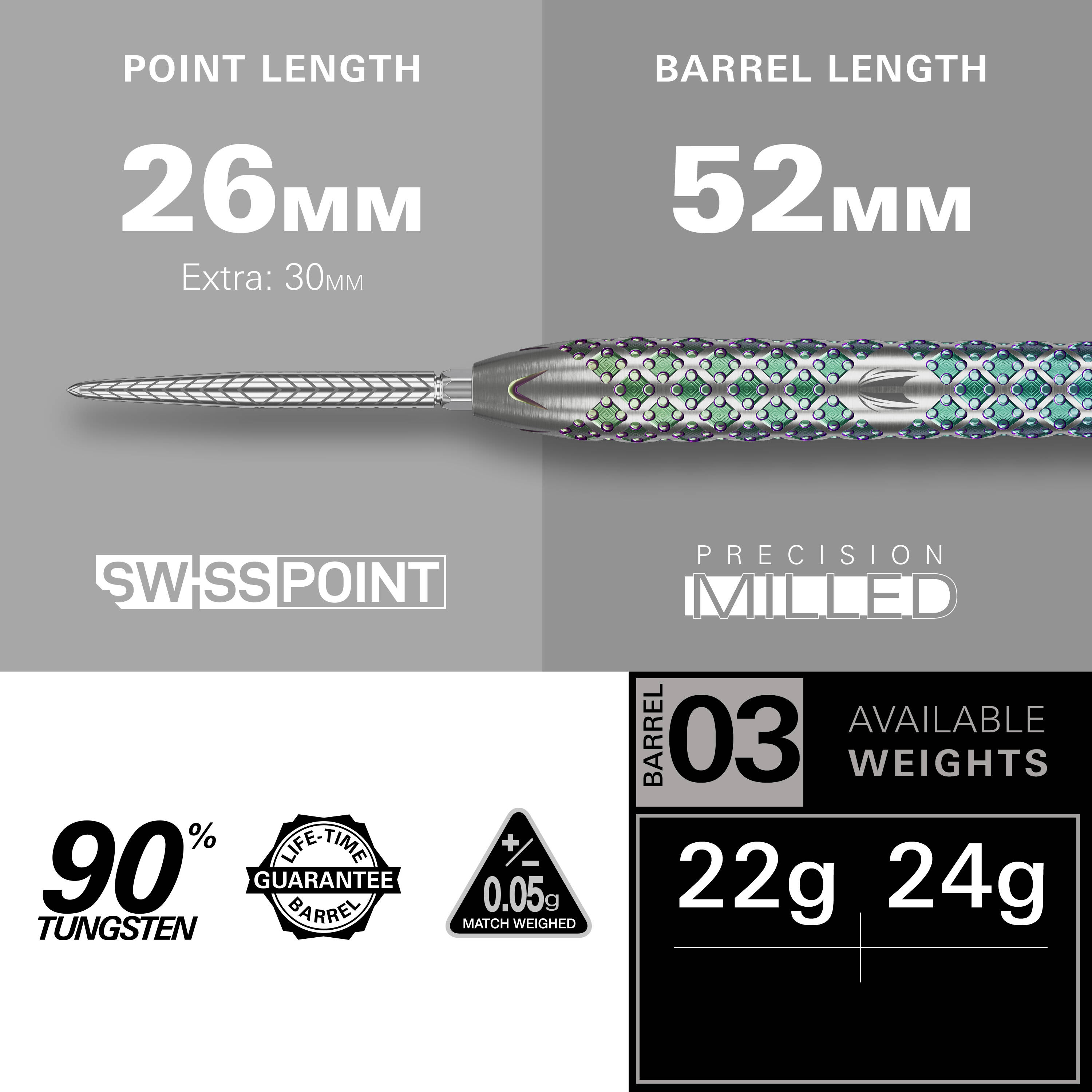Target - Swiss Point - Rove 03 - Steeldart Target - Swiss Point - Rove 03 - Steeldart