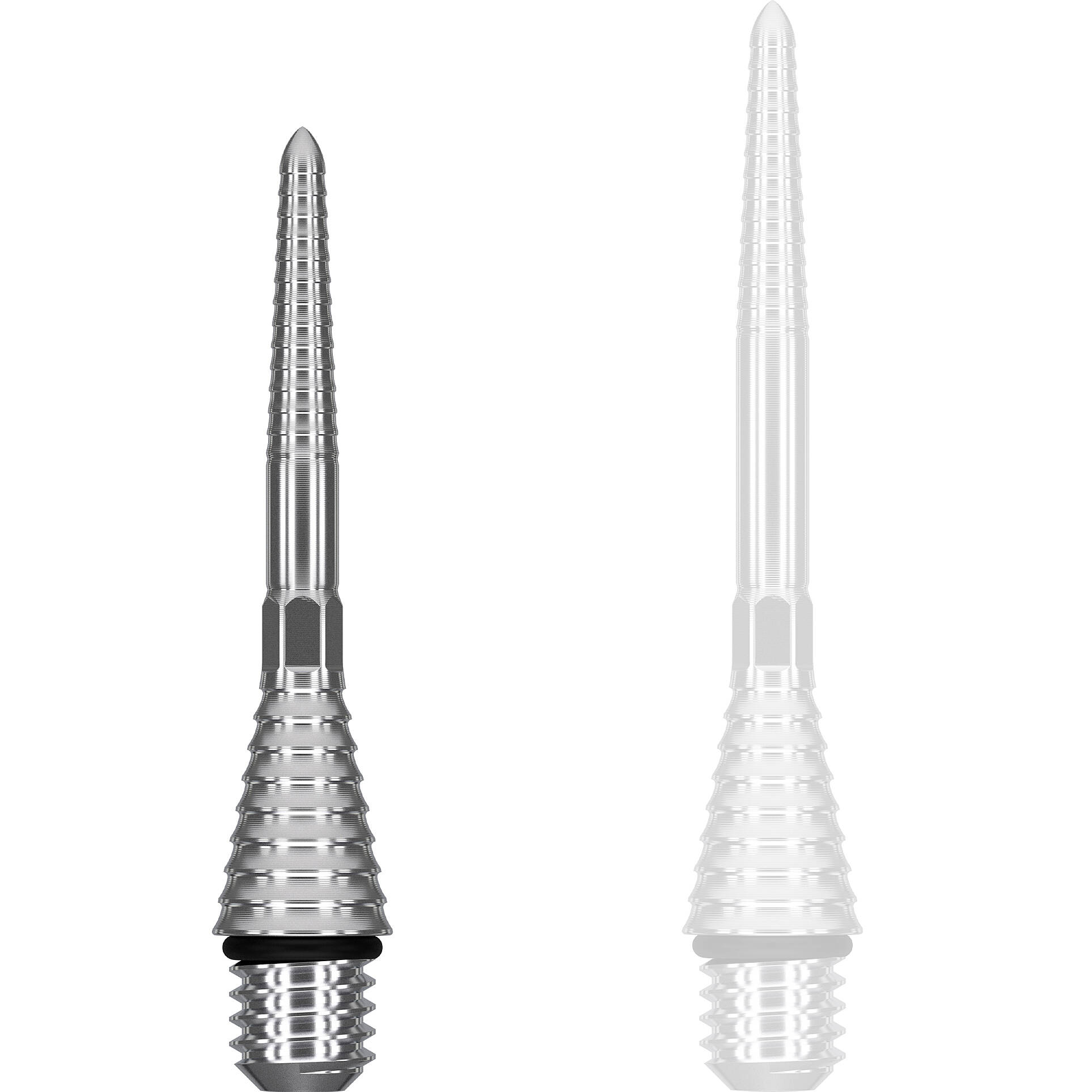 Target-Titanium-Conversion-SP-Point-Grooved-Silber-26mm Target - Titanium Conversion SP Point Grooved - Silber