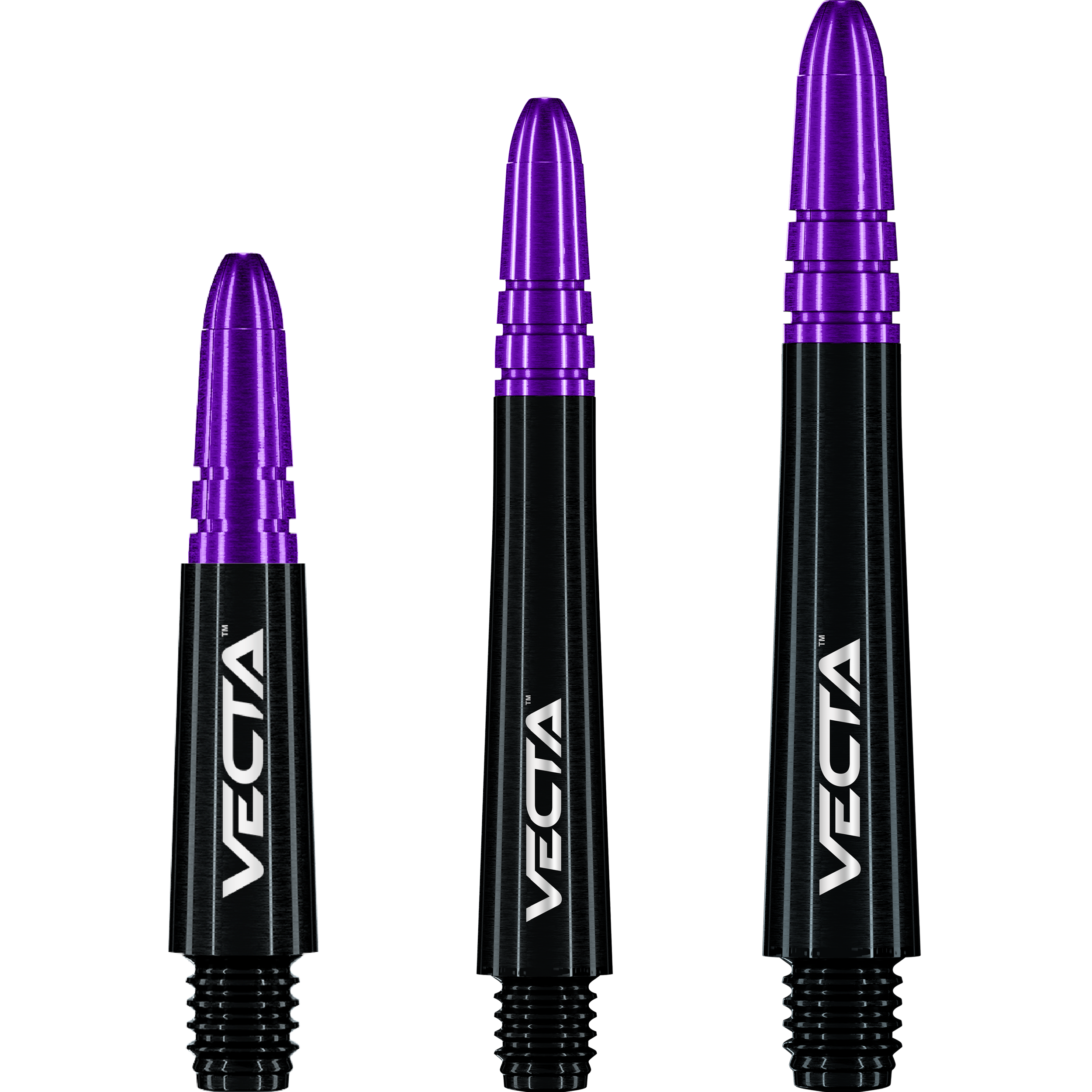 Winmau - Vecta Shaft - Schwarz Lila Winmau - Vecta Shaft - Schwarz Lila
