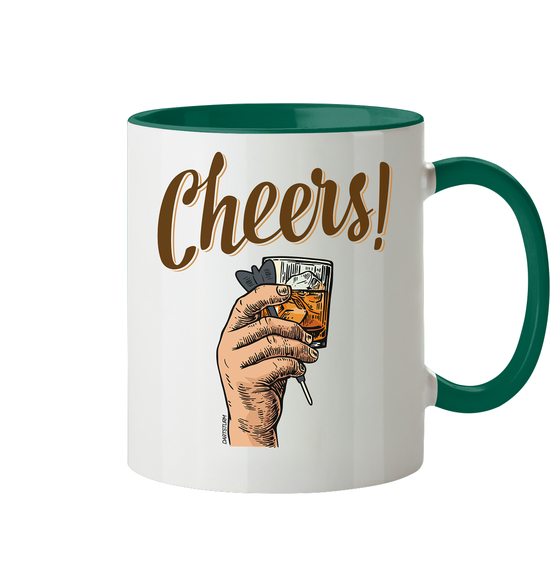 DartSturm - Cheers - Tasse zweifarbig