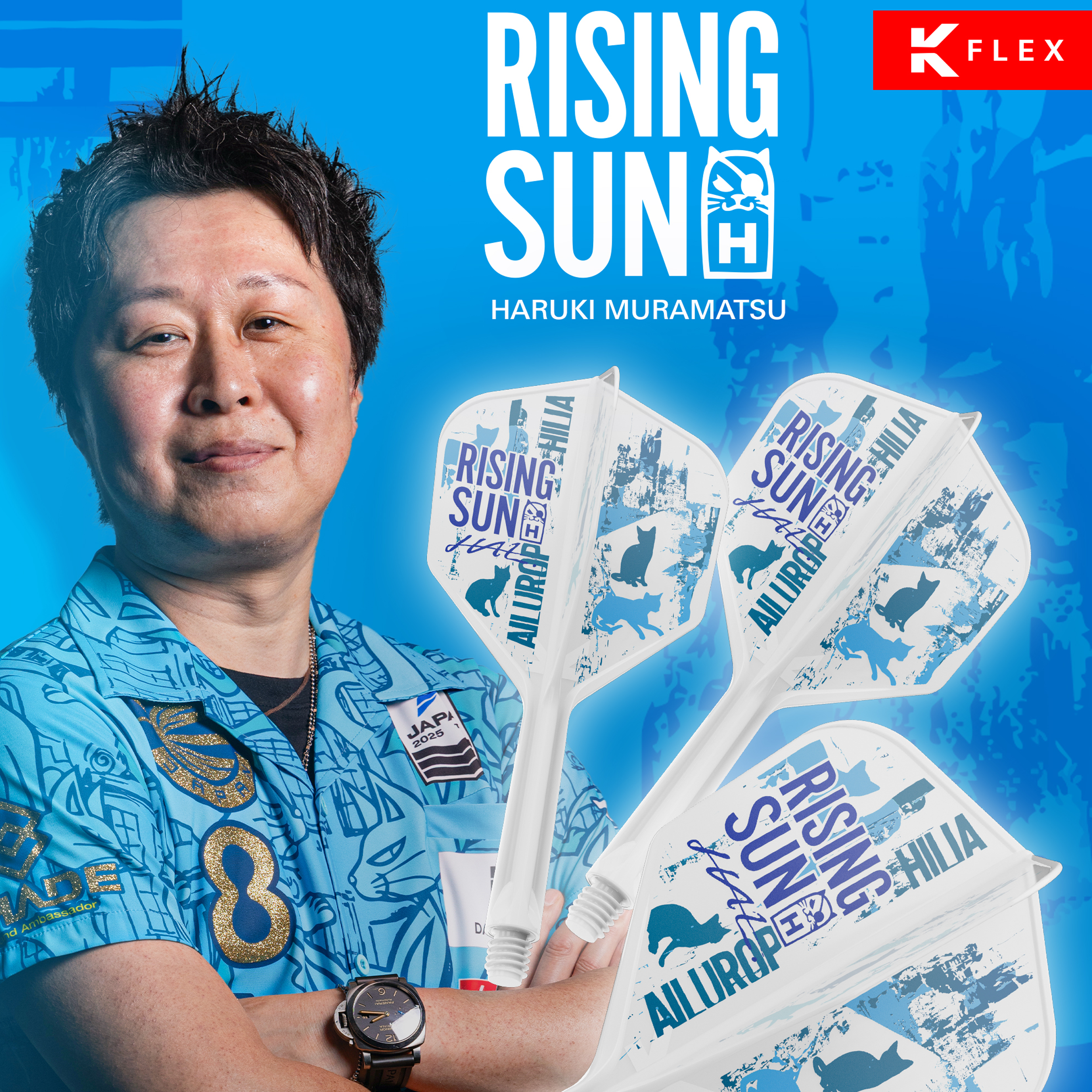 Target Japan - K-Flex Flightsystem Haruki Muramatsu GEN 2 - No2 Target Japan - K-Flex Flightsystem Haruki Muramatsu GEN 2 - No2