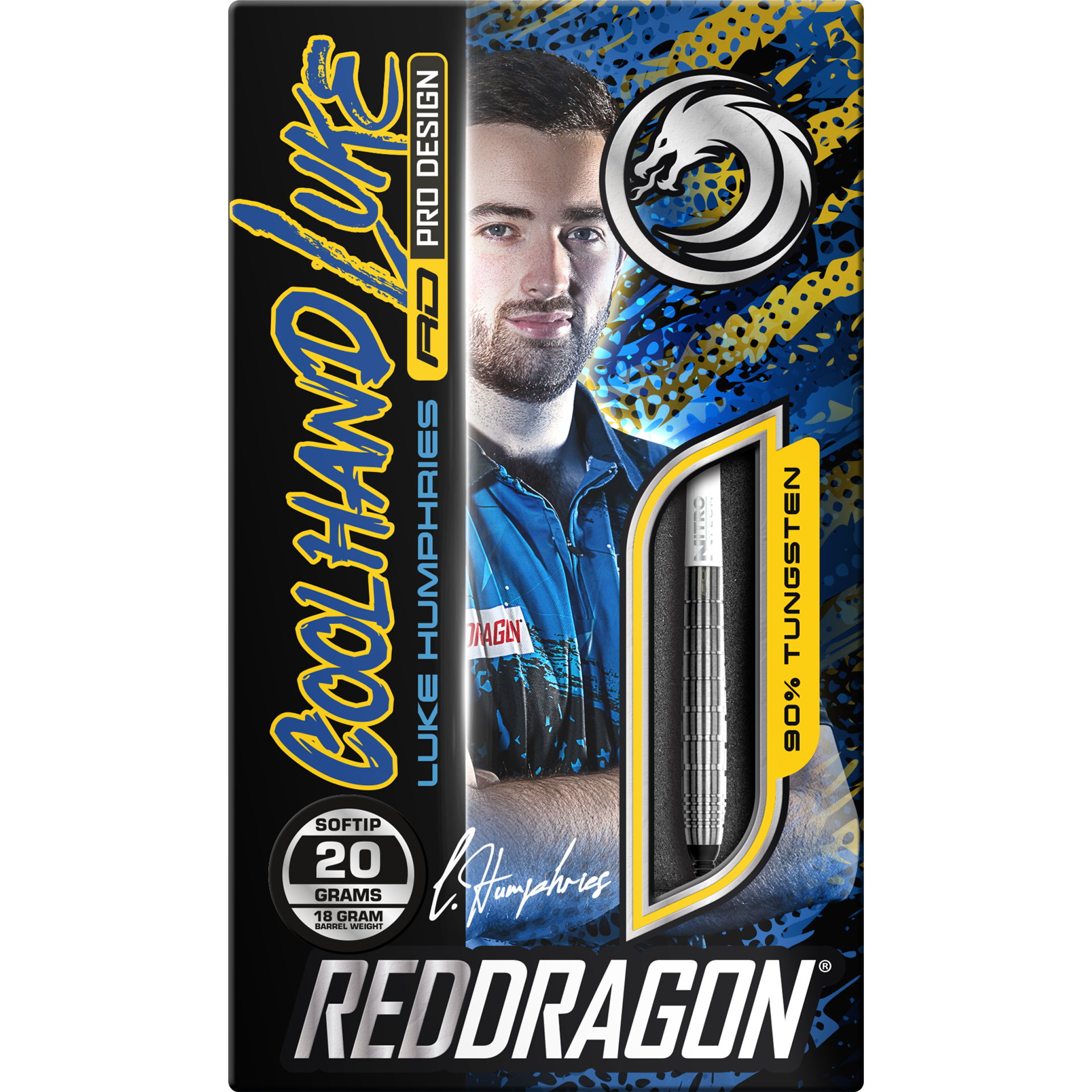 Red Dragon - Luke Humphries TX1 - Softdart Red Dragon - Luke Humphries TX1 - Softdart