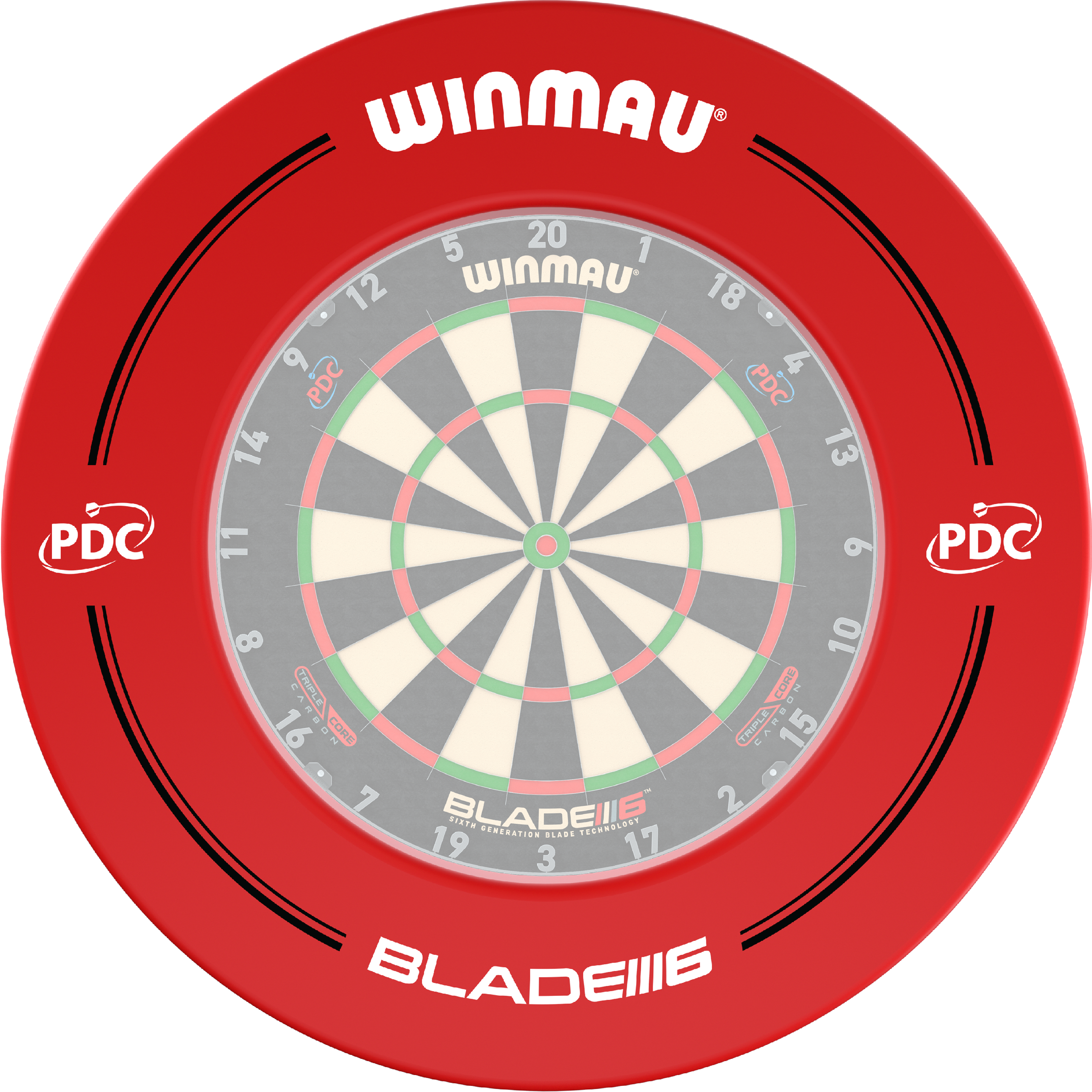 Winmau - PDC Rot - Surround