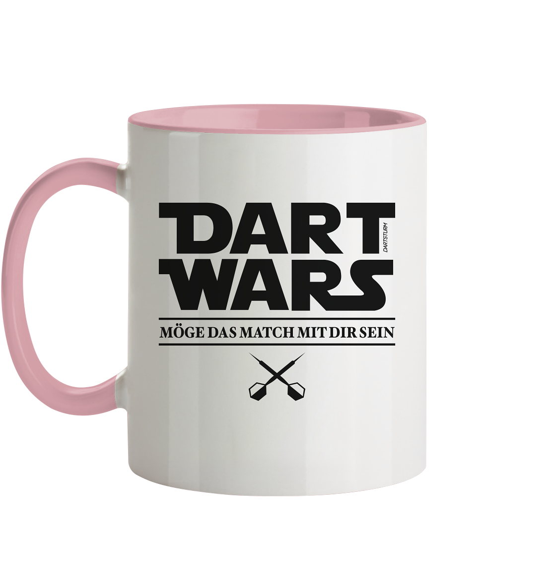 DartSturm - Dart Wars Schwarz - Tasse zweifarbig