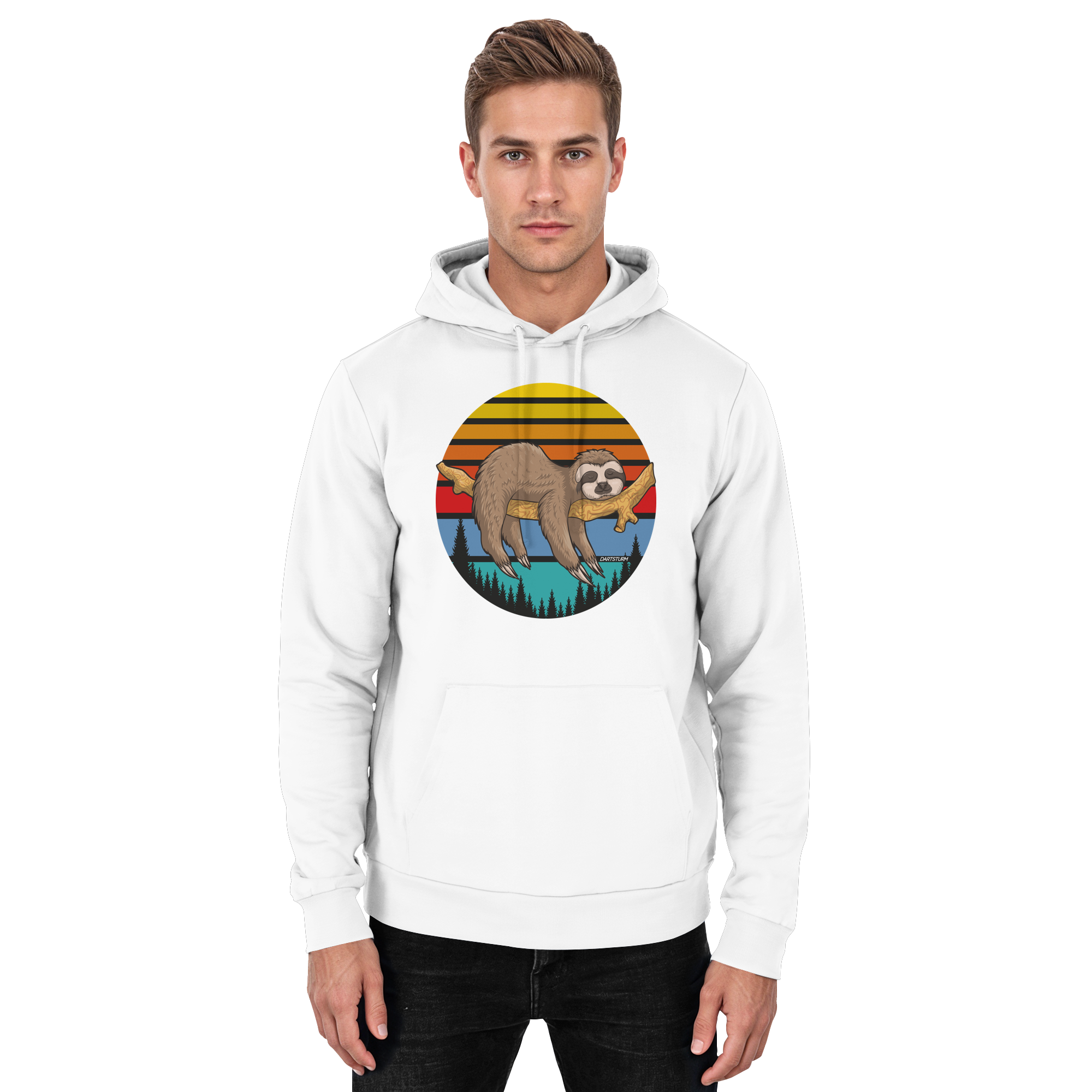 DartSturm - Lazy Sloth - Basic Unisex Hoodie