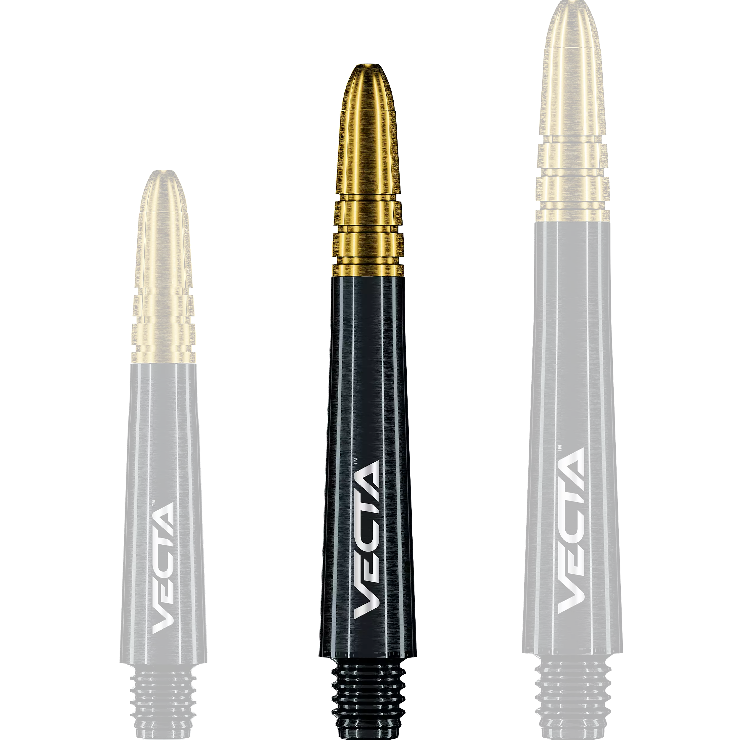 Winmau - Vecta Shaft - Schwarz Gold Winmau - Vecta Shaft - Schwarz Gold