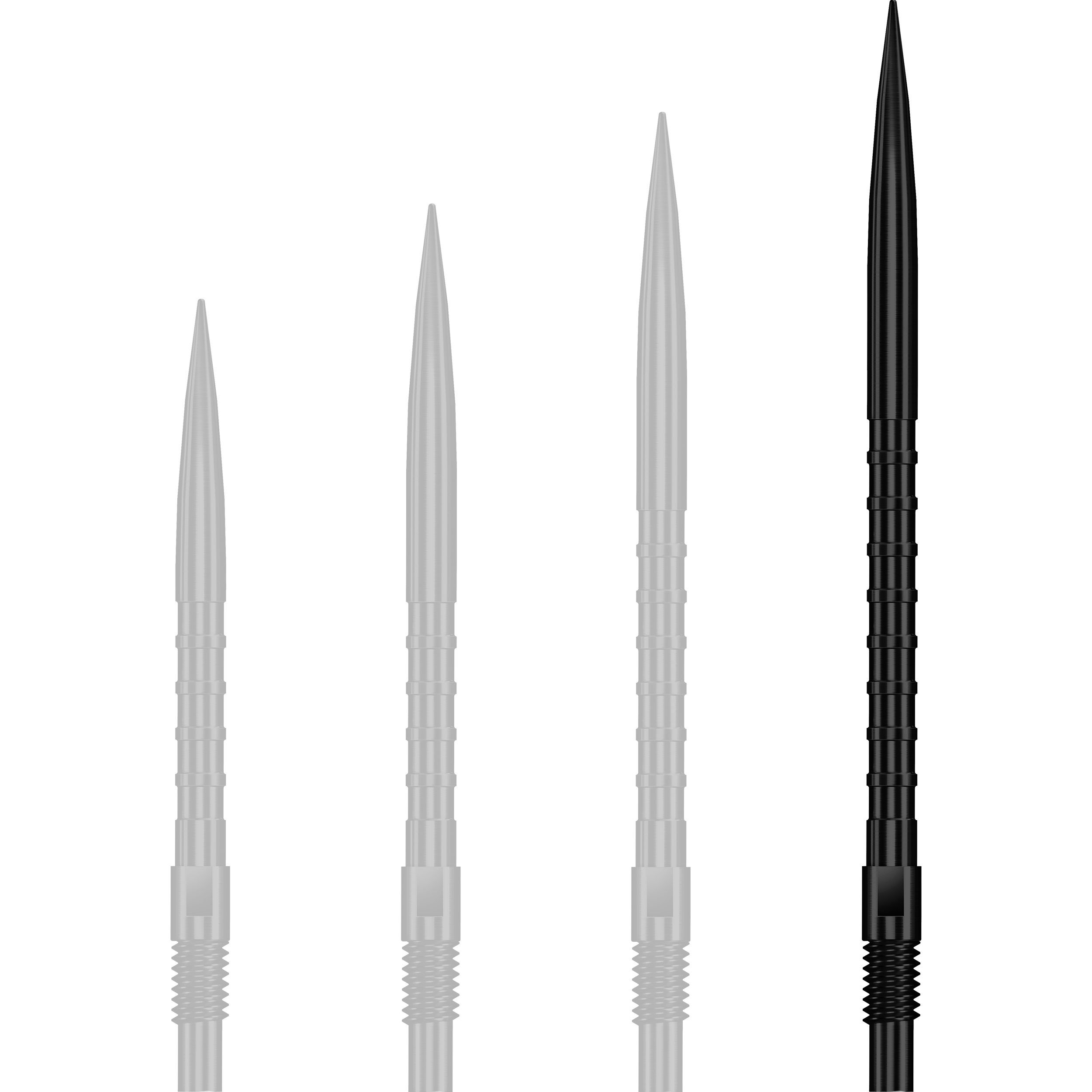 Harrows - Quick Point HM Grip - Schwarz