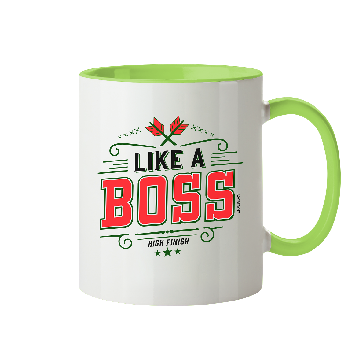 DartSturm - Like a Boss Red - Tasse zweifarbig DartSturm - Like a Boss Red - Tasse zweifarbig