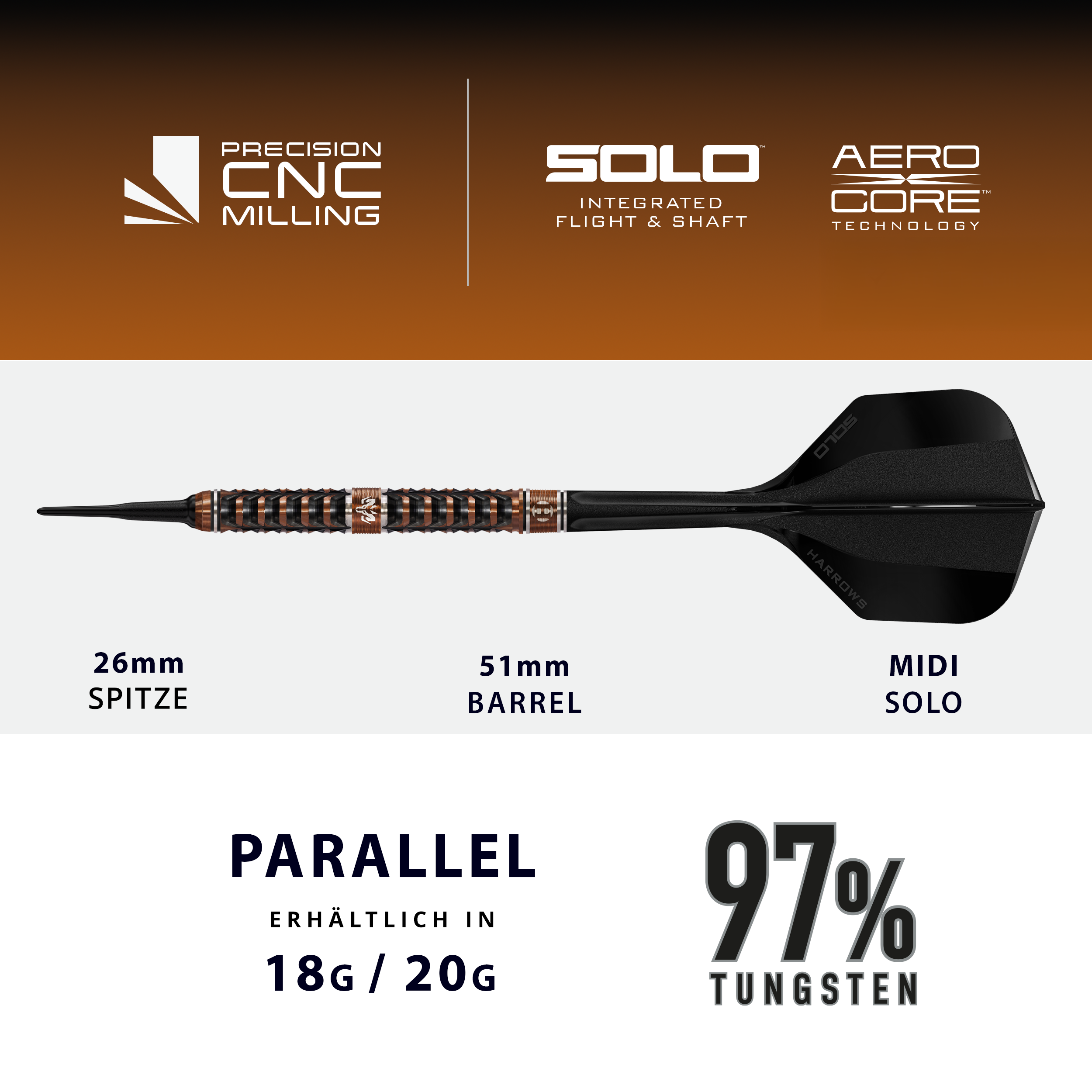 Harrows - Wolfram Trinity - Softdart Harrows - Wolfram Trinity - Softdart