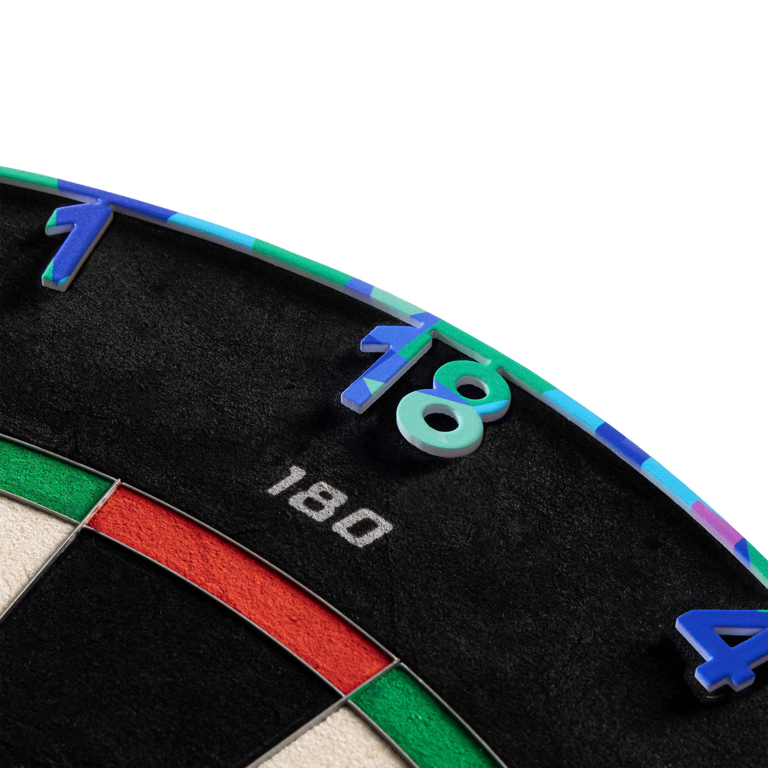 Precise180 - Endorphine Dartboard mit Lasercut Zahlenring