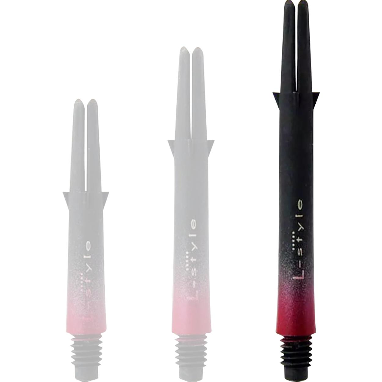 L-Style - Carbon L-Shaft Lock Straight TwoTone - Rot L-Style - Carbon L-Shaft Lock Straight TwoTone - Rot