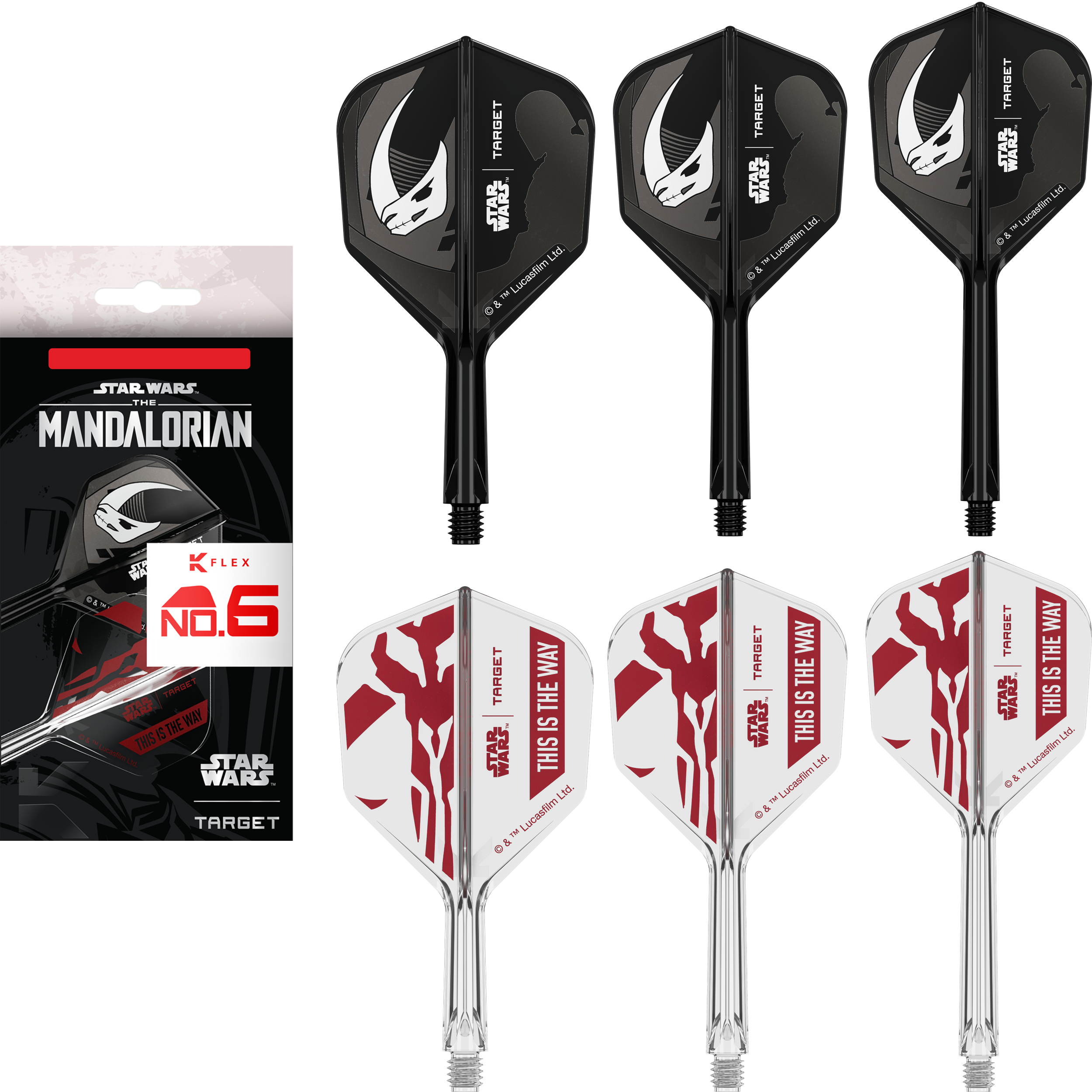Target - K-Flex Flightsystem Star Wars Mandalorian 2er Set - No6 Target - K-Flex Flightsystem Star Wars Mandalorian 2er Set - No6
