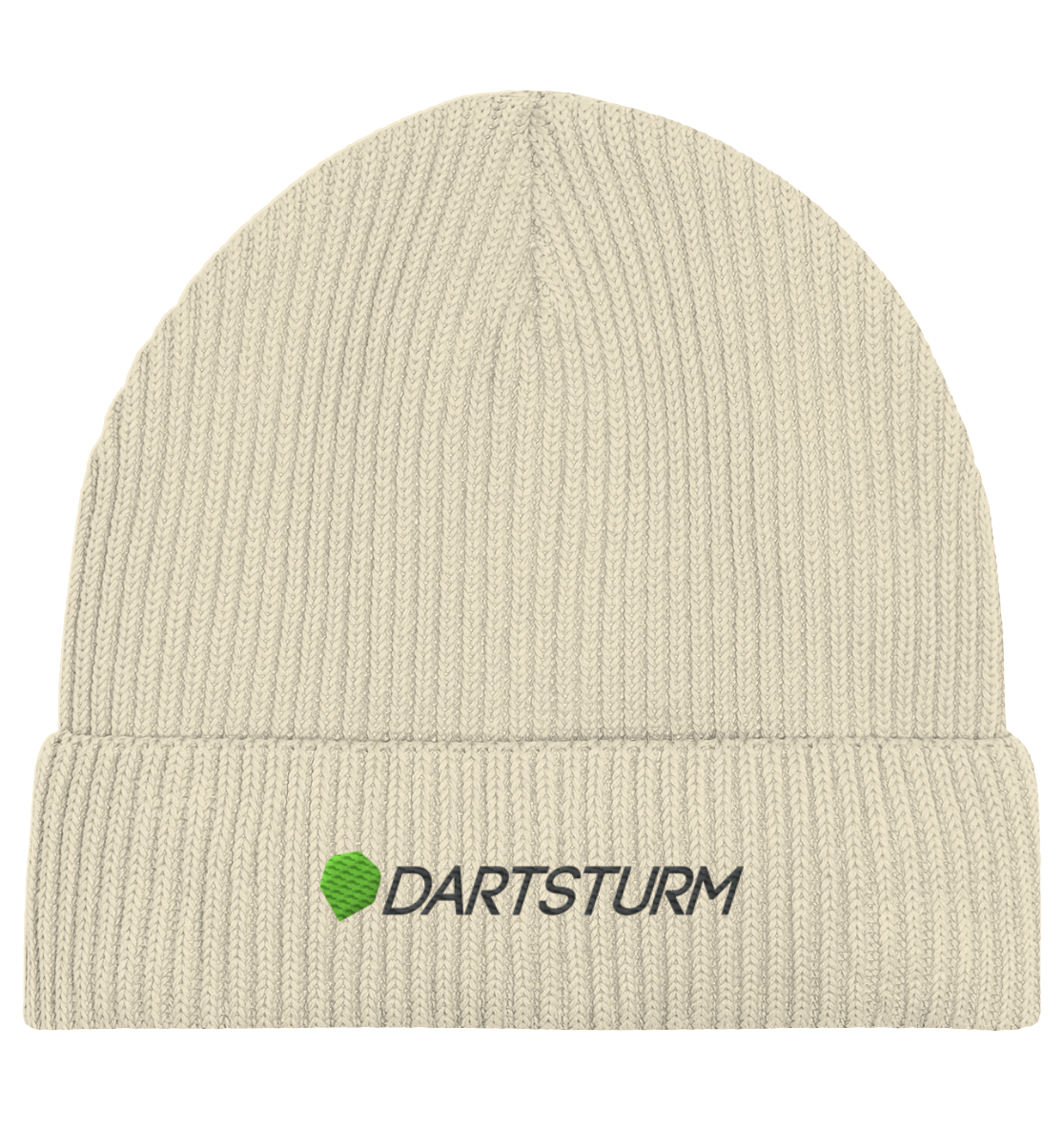 DartSturm - Logo Schwarz Fisherman Beanie