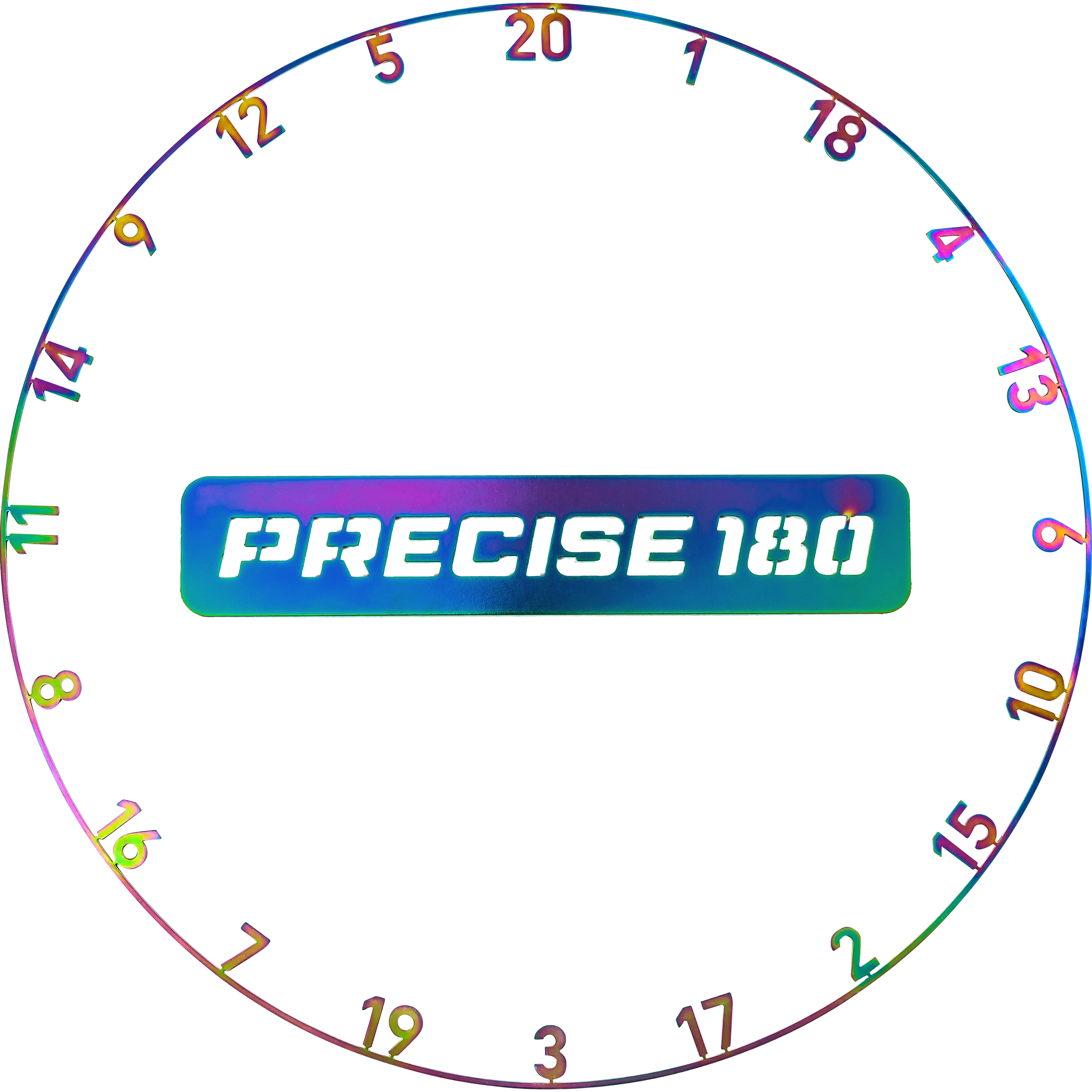 Precise180 - One Piece Lasercut Zahlenring Precise180 - One Piece Lasercut Zahlenring