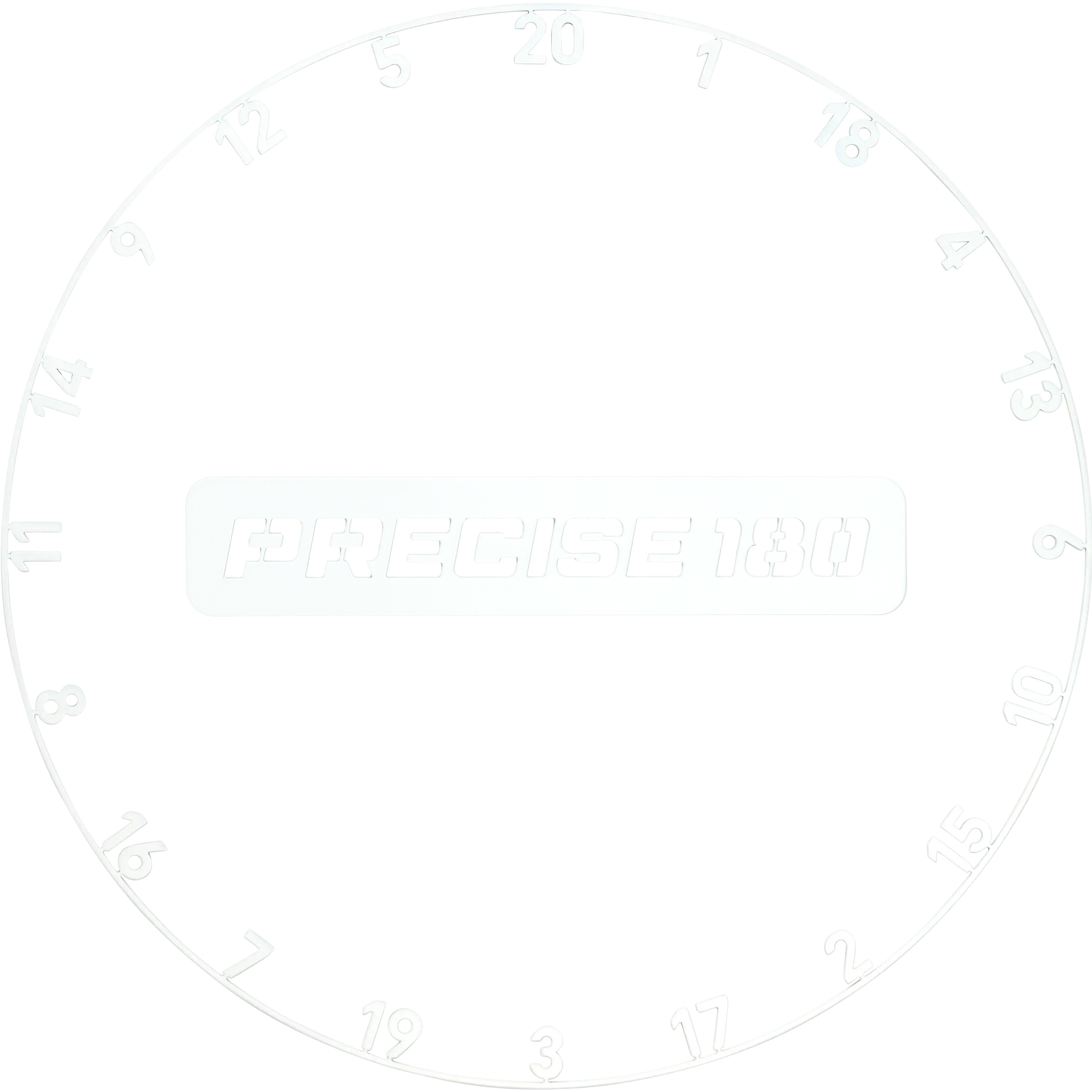 Precise180 - One Piece Lasercut Zahlenring Precise180 - One Piece Lasercut Zahlenring