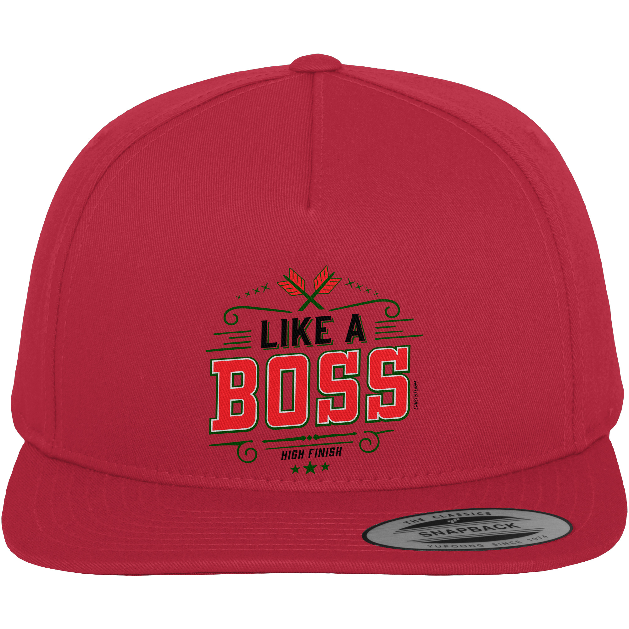 DartSturm - Like a Boss Red - Premium Snapback