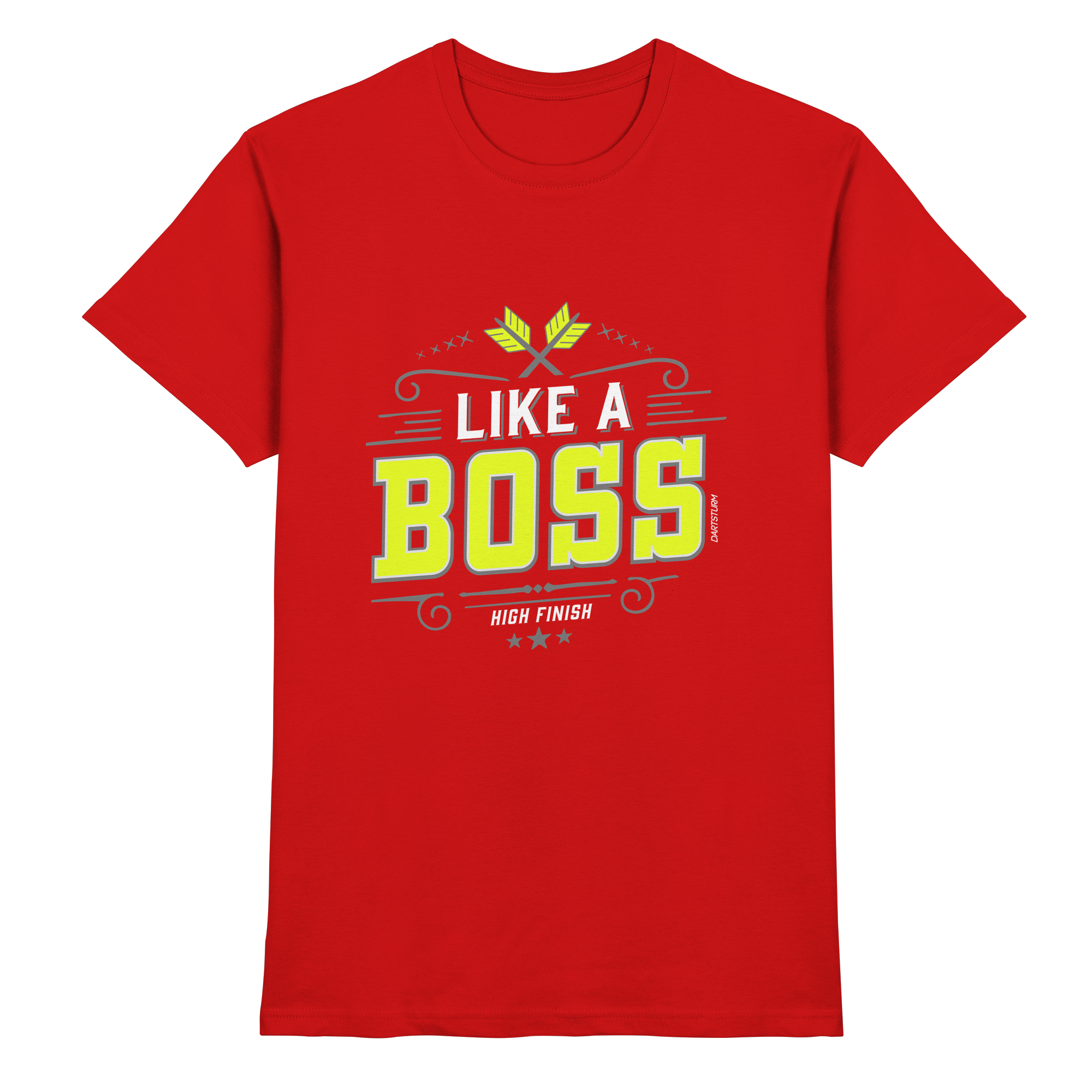 DartSturm - Like a Boss Yellow - Premium Shirt