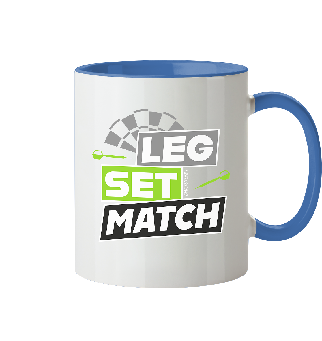 DartSturm - Leg Set Match - Tasse zweifarbig DartSturm - Leg Set Match - Tasse zweifarbig