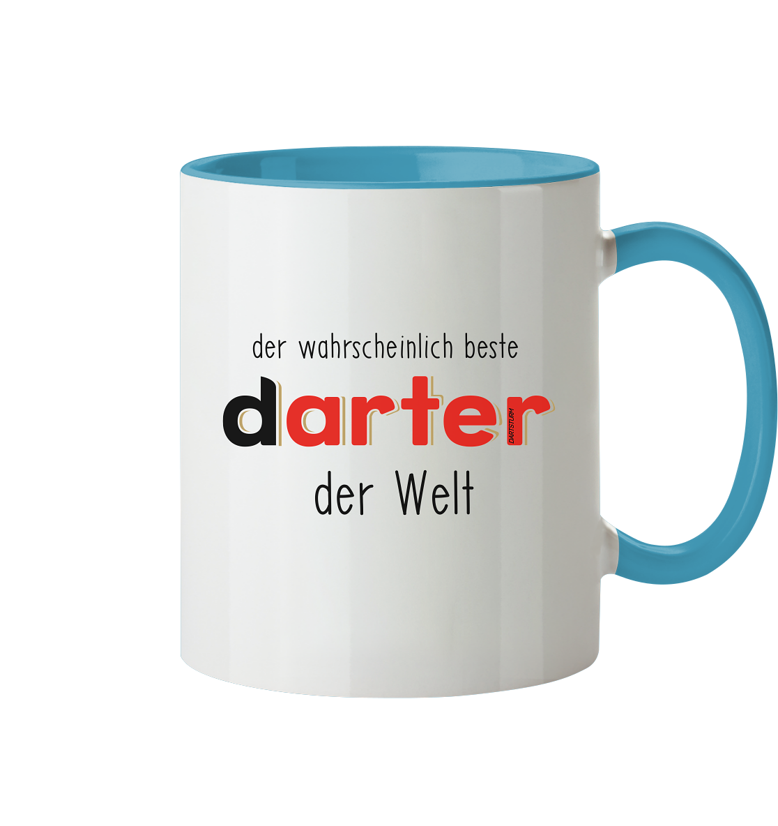 DartSturm - Der wahrscheinlich beste darter der Welt Schwarz - Tasse zweifarbig DartSturm - Der wahrscheinlich beste darter der Welt Schwarz - Tasse zweifarbig