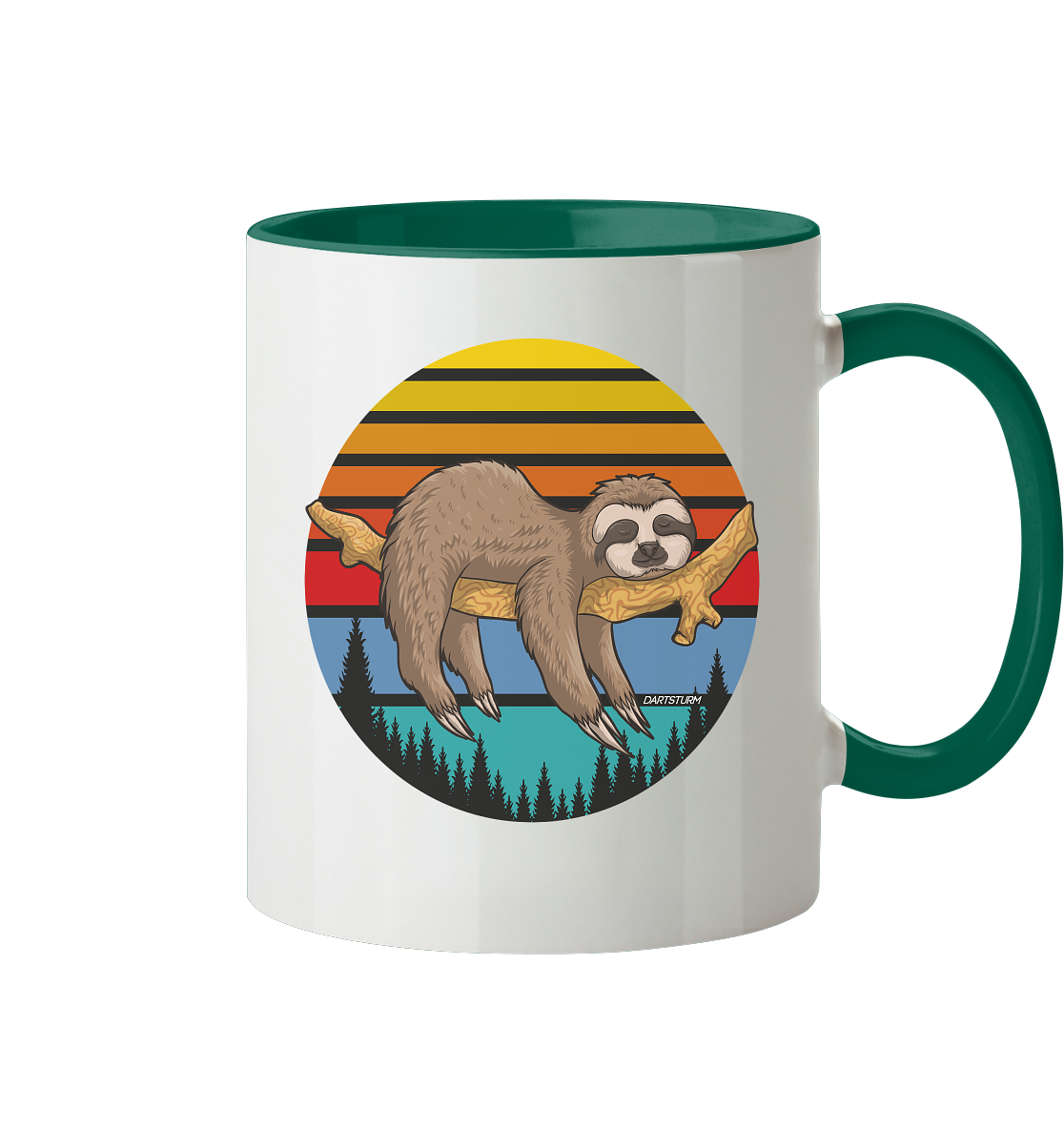 DartSturm - Lazy Sloth - Tasse zweifarbig DartSturm - Lazy Sloth - Tasse zweifarbig