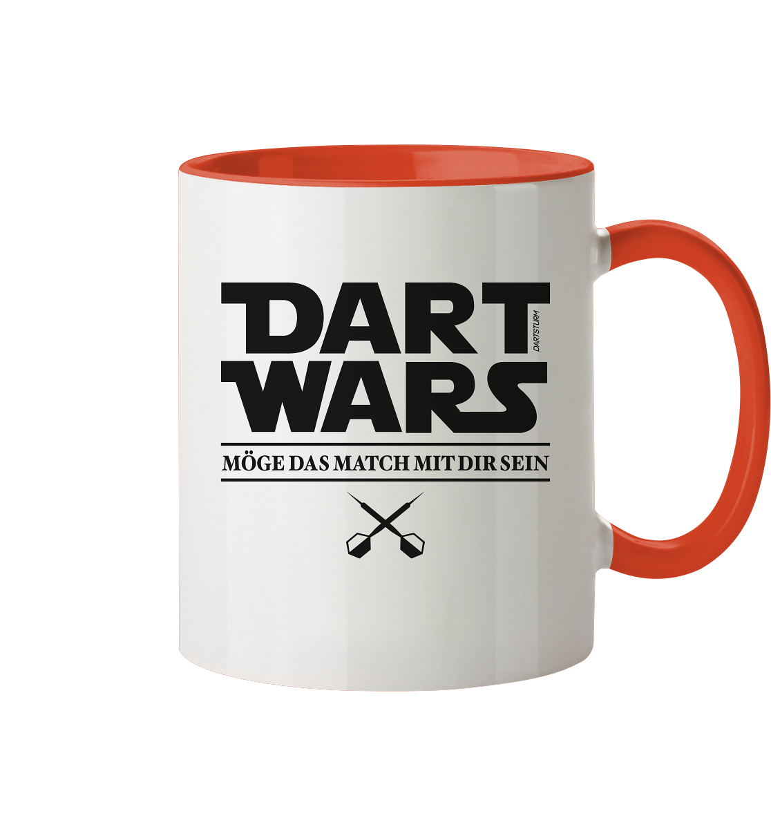 DartSturm - Dart Wars Schwarz - Tasse zweifarbig DartSturm - Dart Wars Schwarz - Tasse zweifarbig