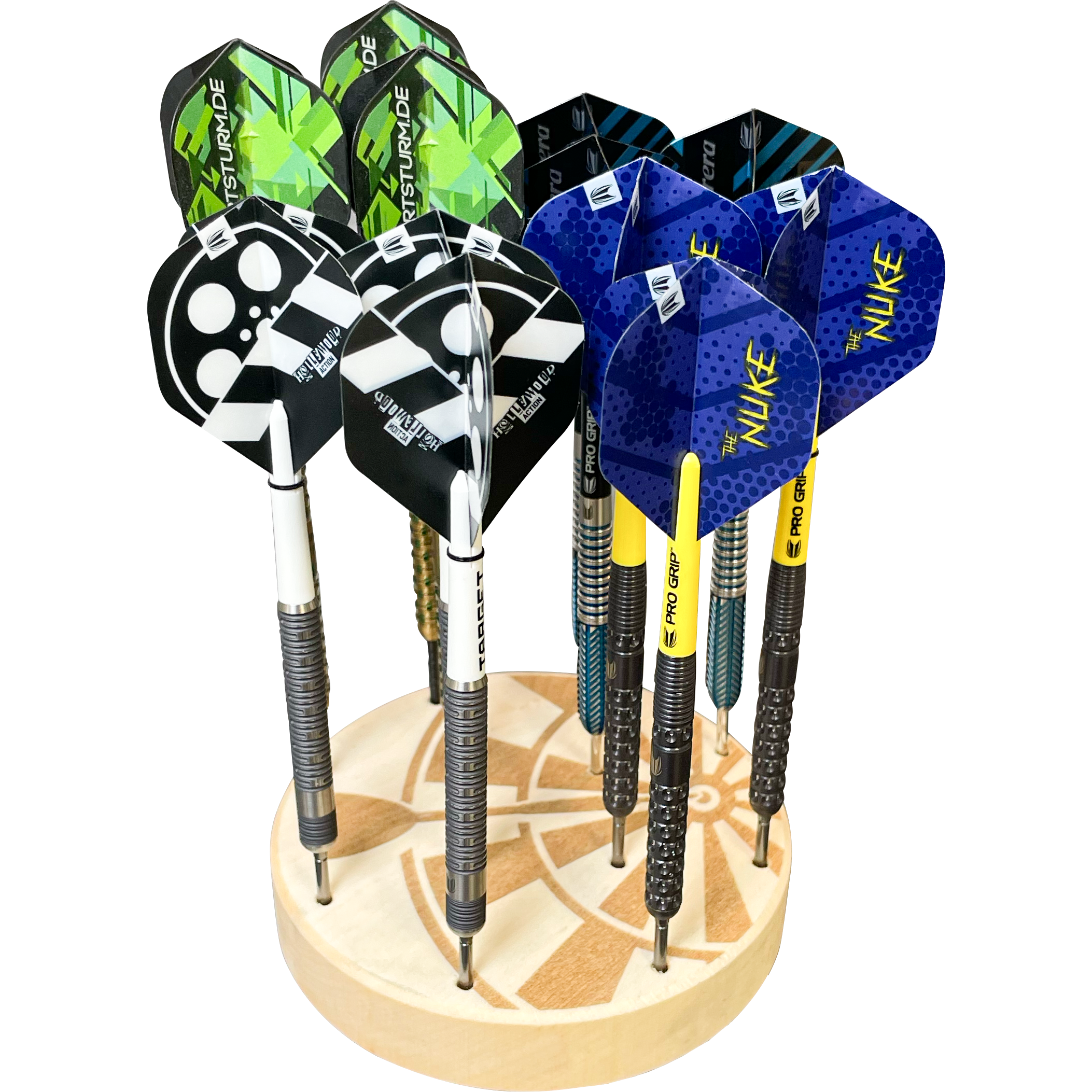 DartSturm - Puckdartständer - Dartpfeil - 12-Fach DartSturm - Puckdartständer - Dartpfeil - 12-Fach