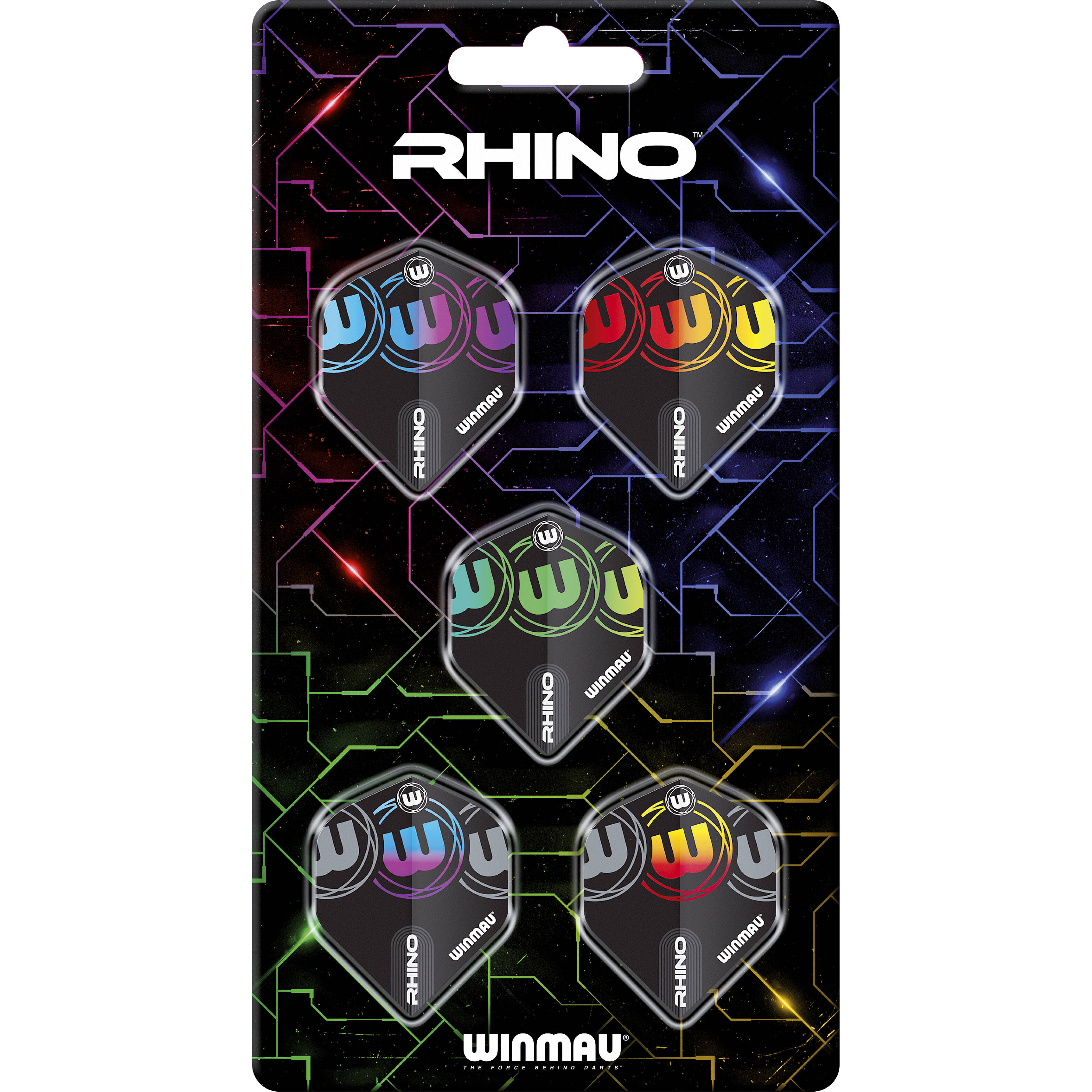Winmau-Rhino-Flight-Collectionw9MLAhkjzKQrF Winmau - Rhino Triple Logo Flight Collection