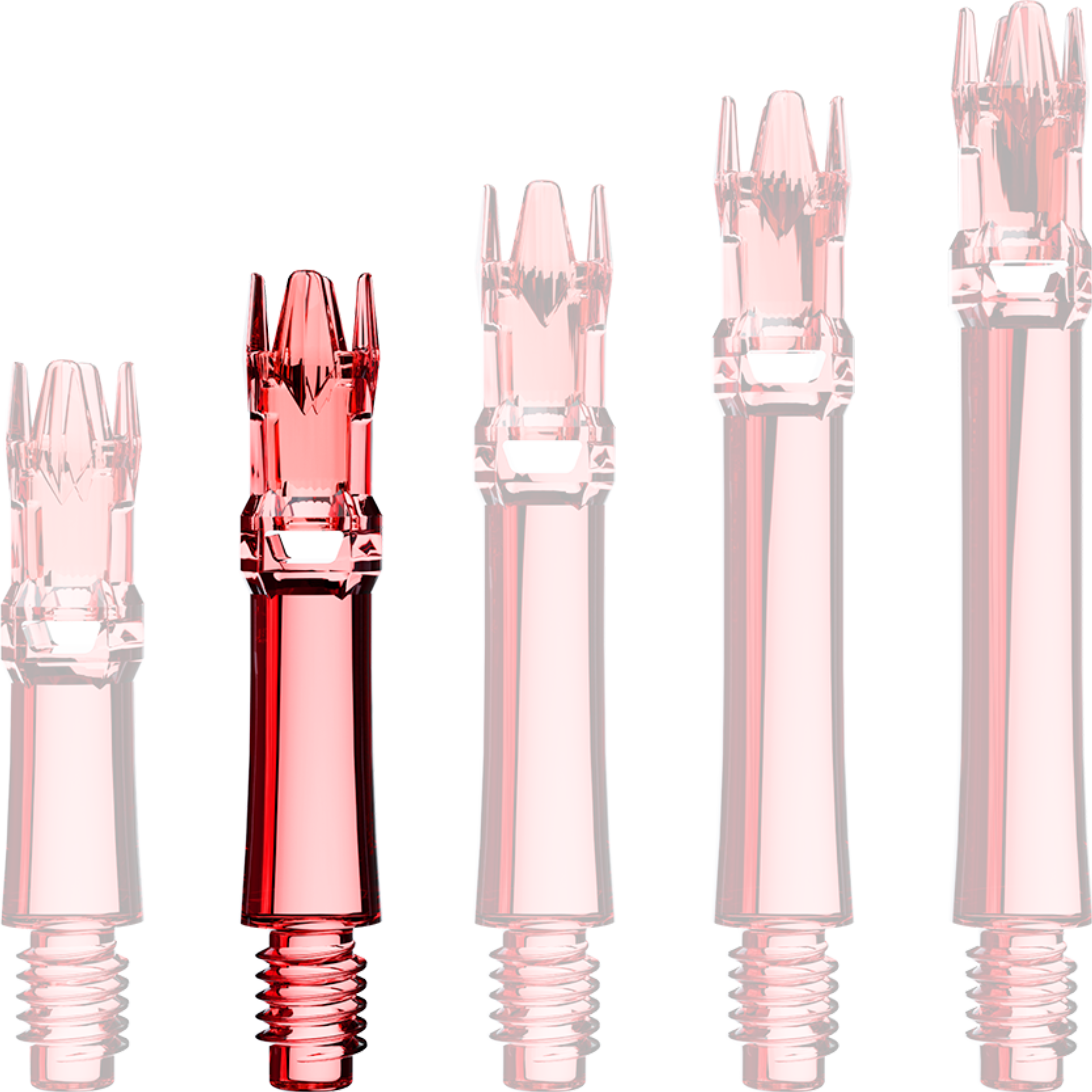 L-Style - L-System Shaft - Clear Red L-Style - L-System Shaft - Clear Red